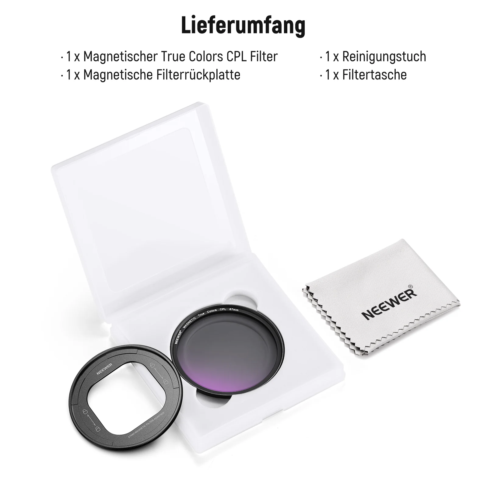 NEEWER 67mm Filter Set Für iPhone 16 Pro/16 Pro Max Käfig Cage (PA073/PA074) - Image 9
