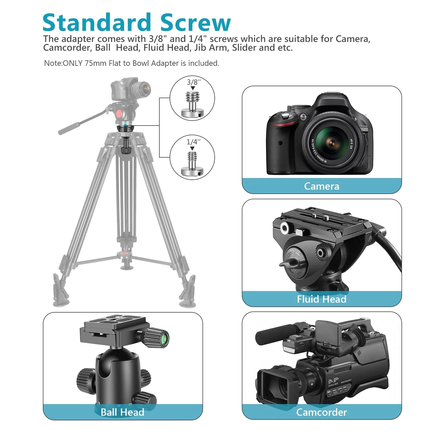 NEEWER 75mm Schüsseladapter - Image 5