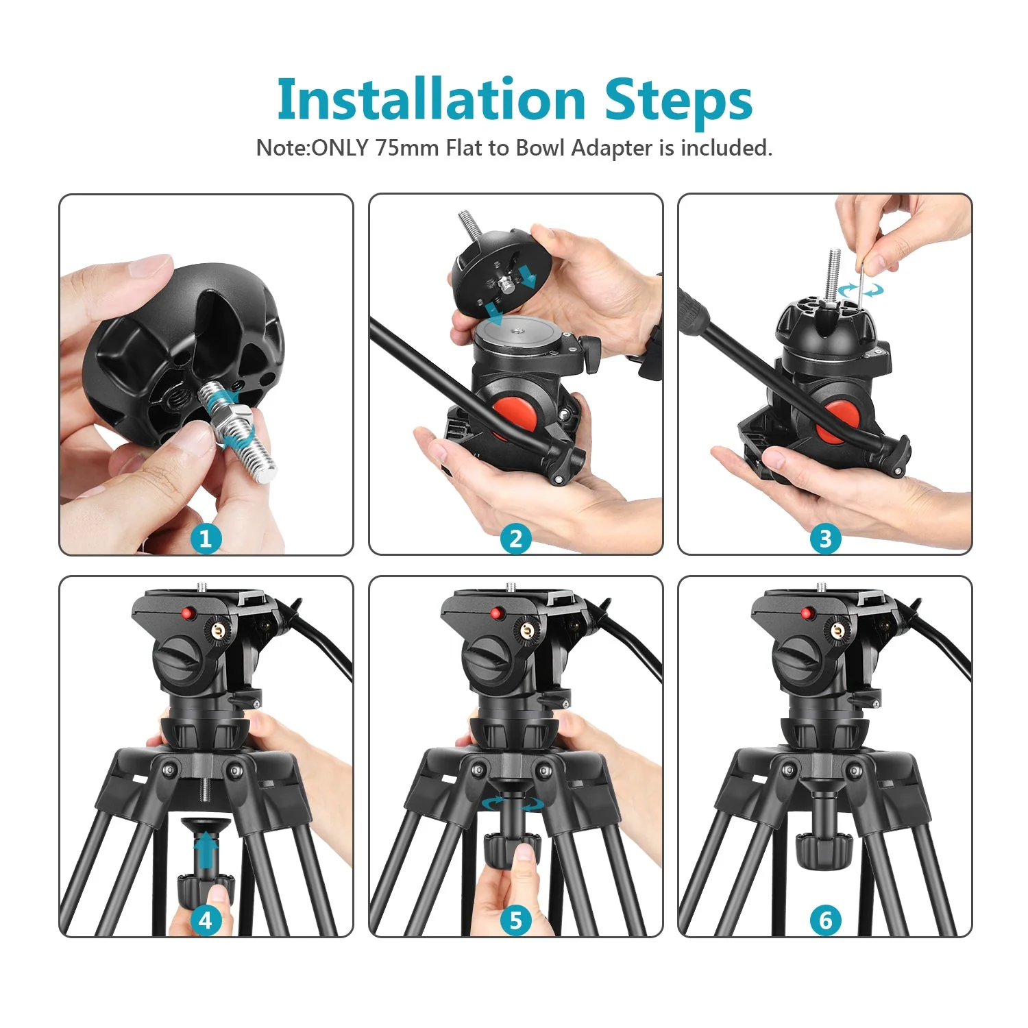 NEEWER 75mm Schüsseladapter - Image 6