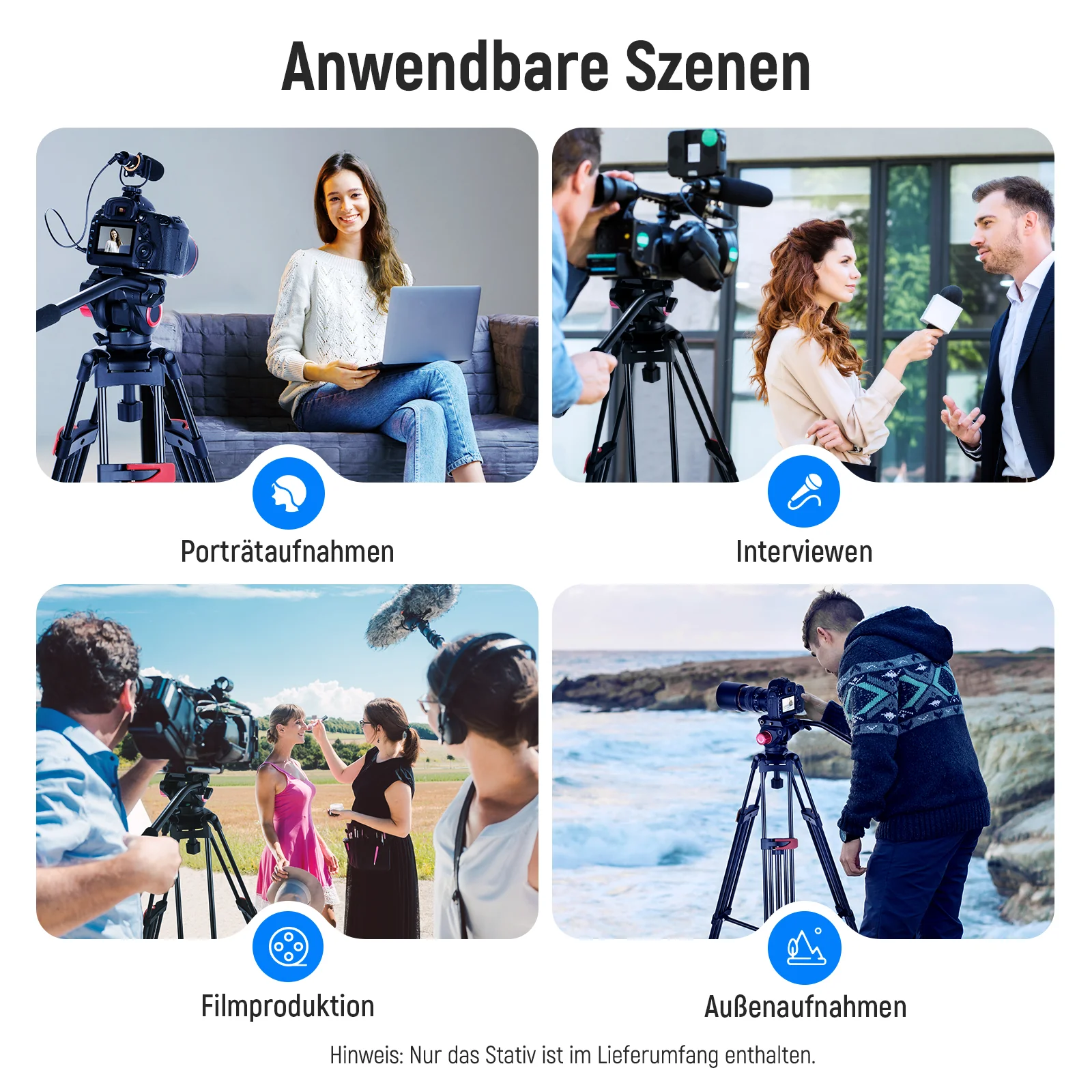 NEEWER TP-M200 200cm Schwerlast Videostativ aus Aluminiumlegierung - Image 8