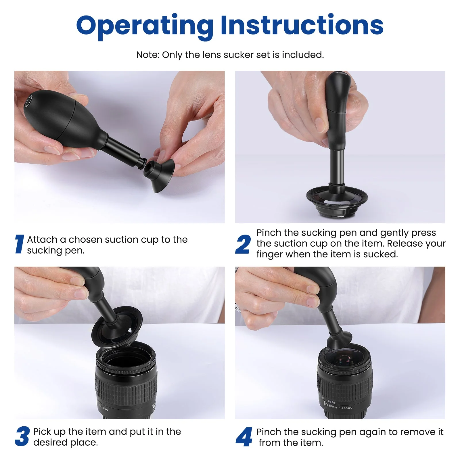 NEEWER 8-in-1-Objektivsauger-Set - Image 6