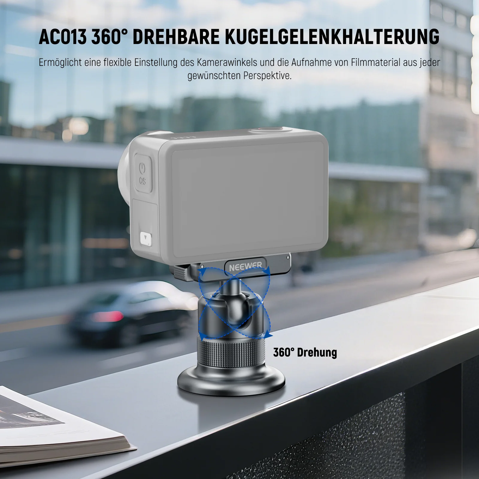 NEEWER AC011+AC012+ AC013 Actionkamera Zubehörset für DJI Osmo Action 5 Pro/4/3 - Image 5