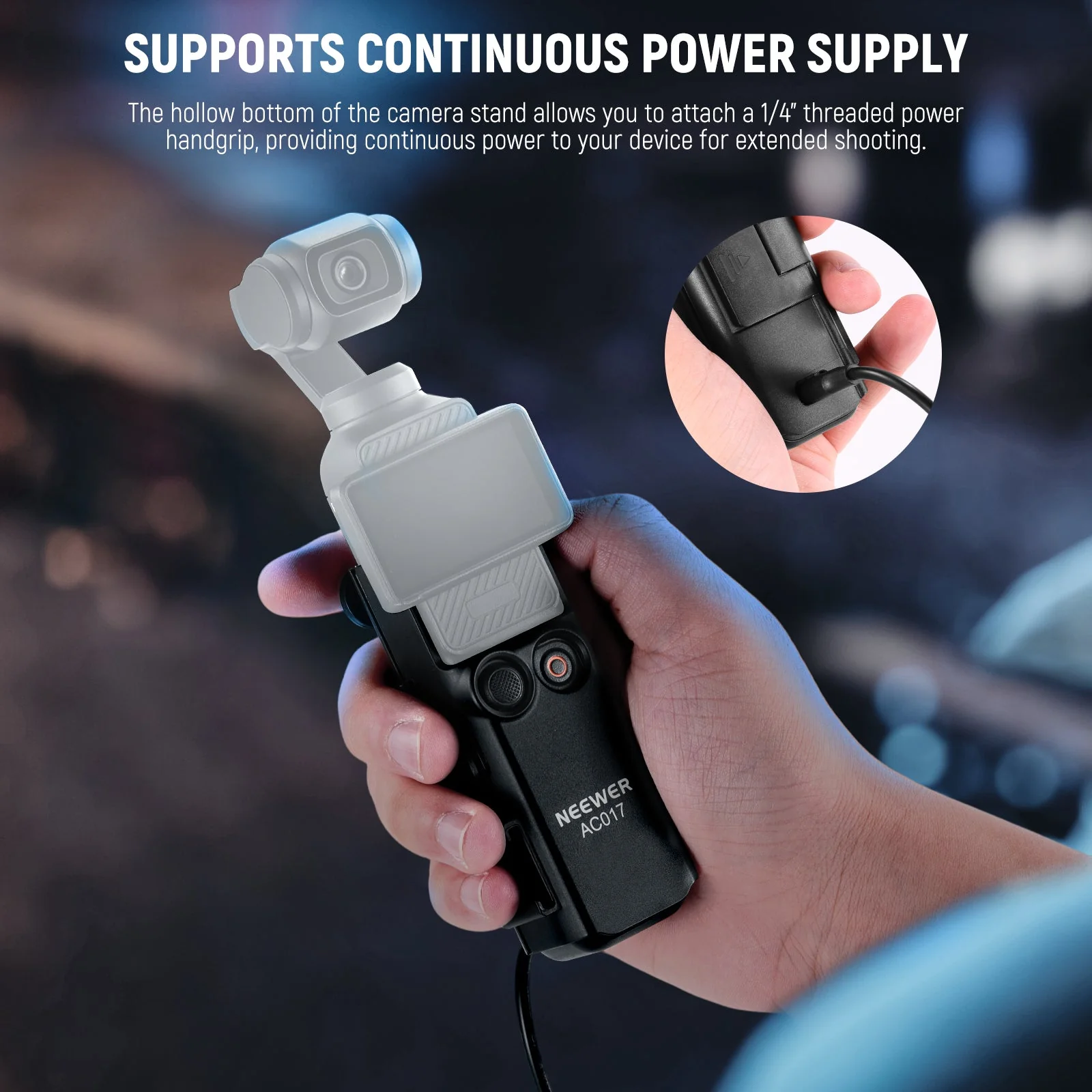 NEEWER BASICS AC017 Extension Mount Adapter für DJI Osmo Pocket 3 - Image 7