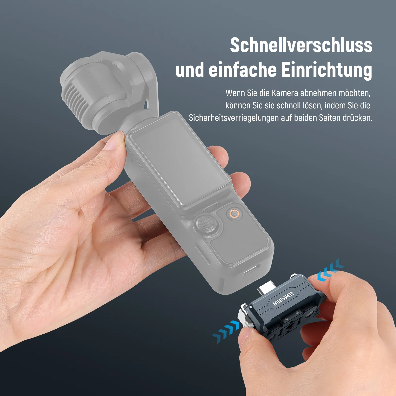 NEEWER AC018 Multifunktionale Ladebasis für DJI Osmo Pocket 3 - Image 3