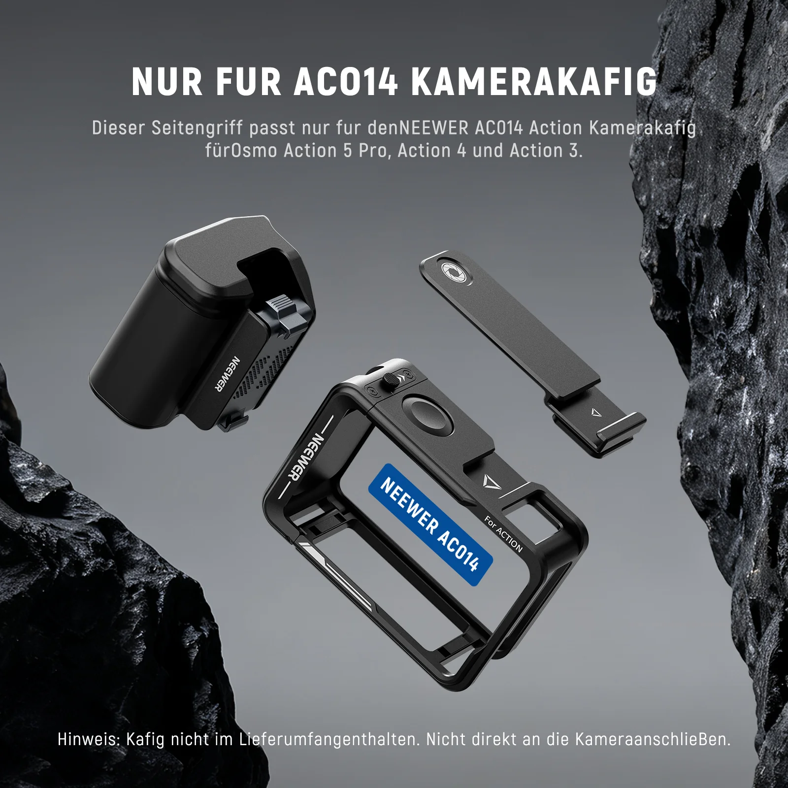 NEEWER AC034 Seitengriff für AC014 DJI Osmo Action 5 Pro/4/3 Käfig - Image 11