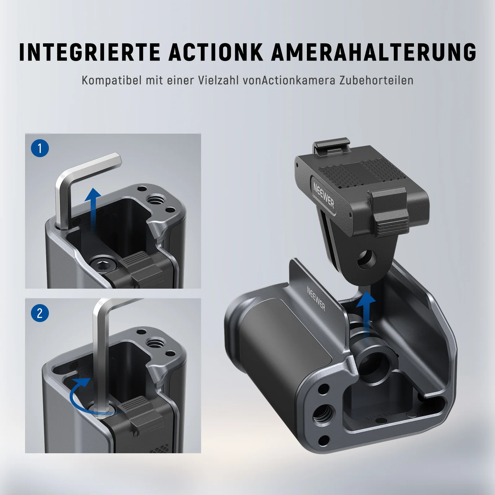 NEEWER AC034 Seitengriff für AC014 DJI Osmo Action 5 Pro/4/3 Käfig - Image 4