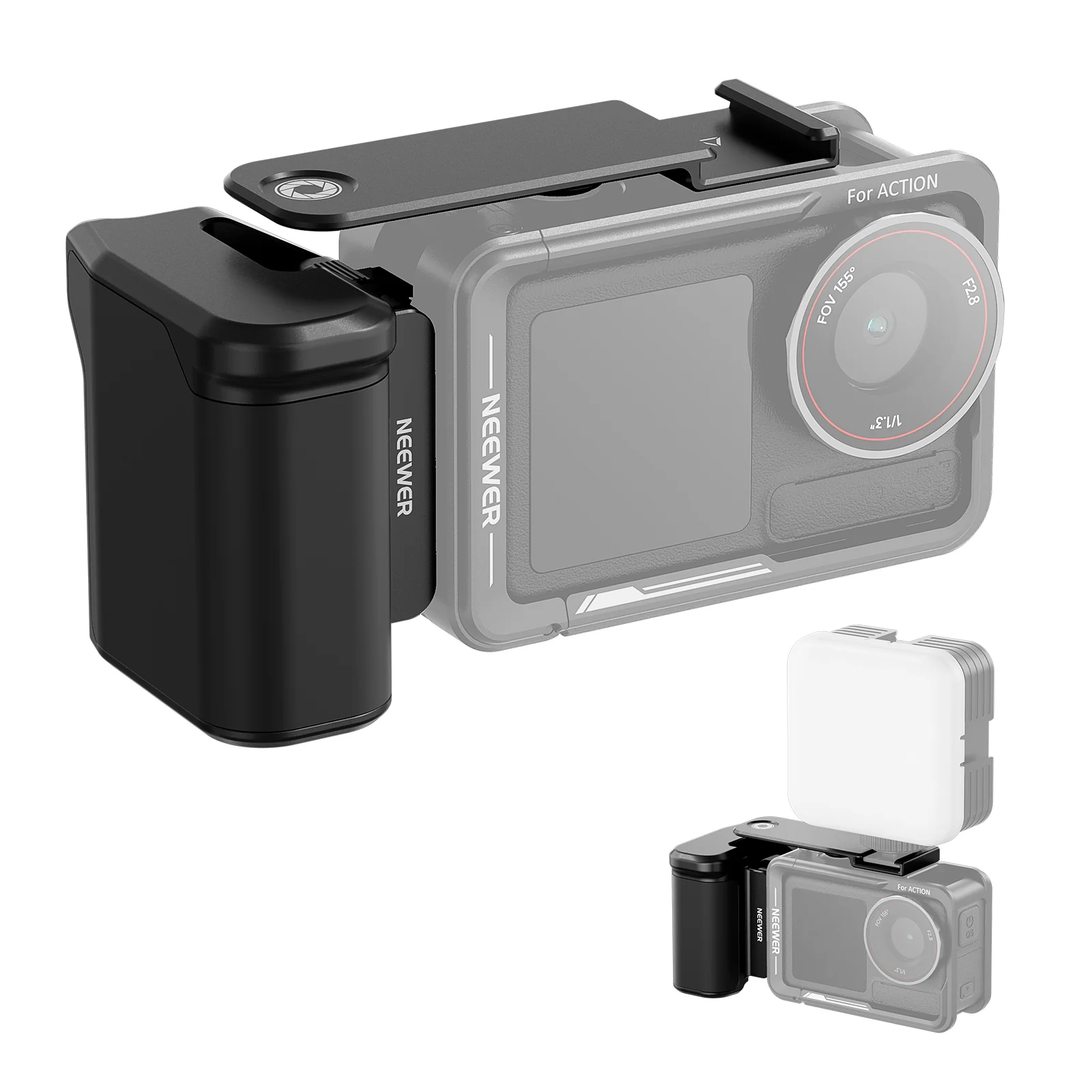 NEEWER AC034 Seitengriff für AC014 DJI Osmo Action 5 Pro/4/3 Käfig - Image 8