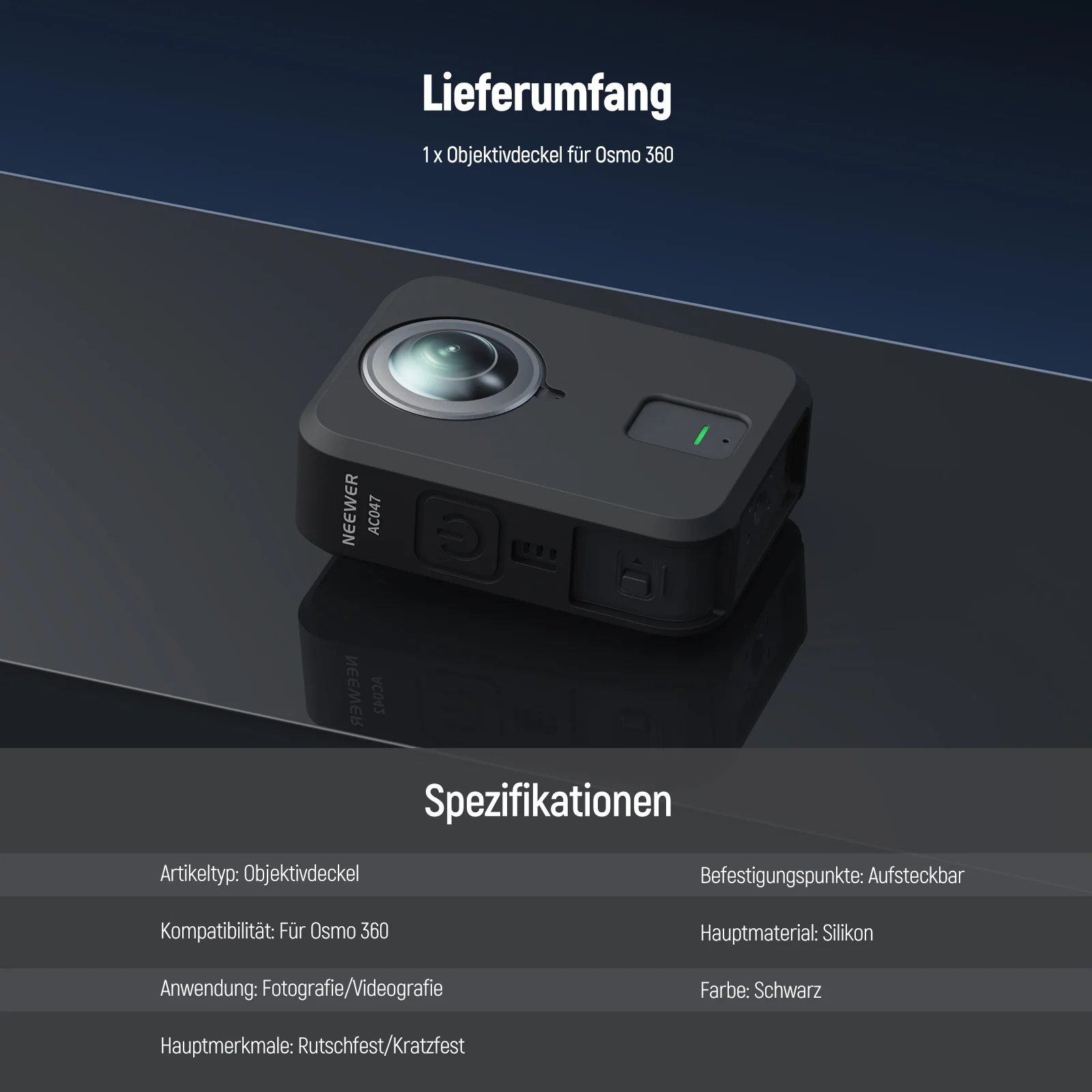 NEEWER Silikon Schutzkit für DJI Osmo 360 - Image 10