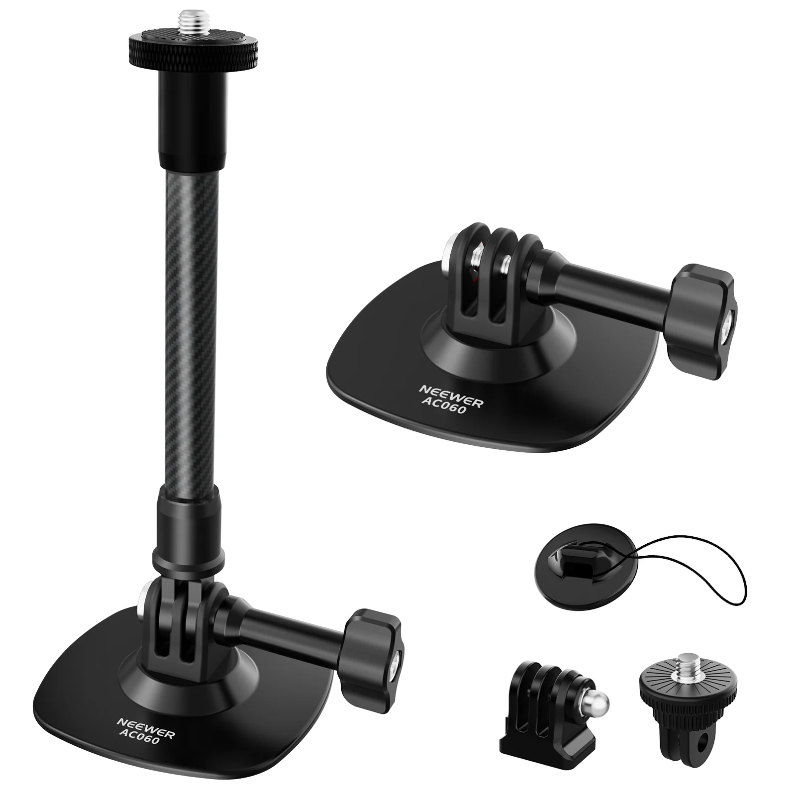 NEEWER AC060 Action-Cam Helmhalterung Set