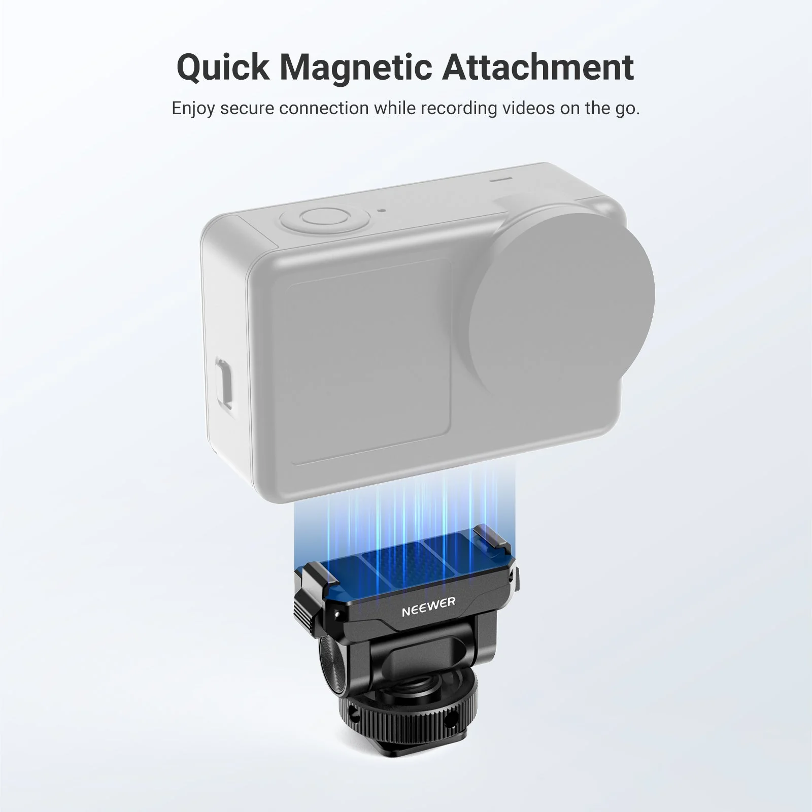 NEEWER AC072 Magnetische Schnellwechselhalterung für DJI Osmo Action 6 - Image 2