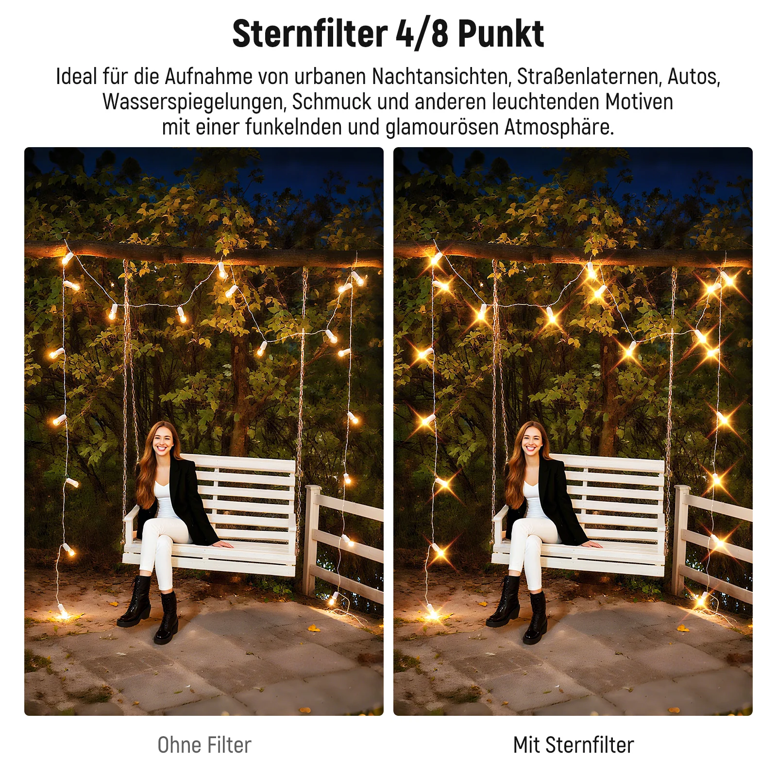 NEEWER Verstellbarer Sternfilter 4/8 Punkte - Image 13