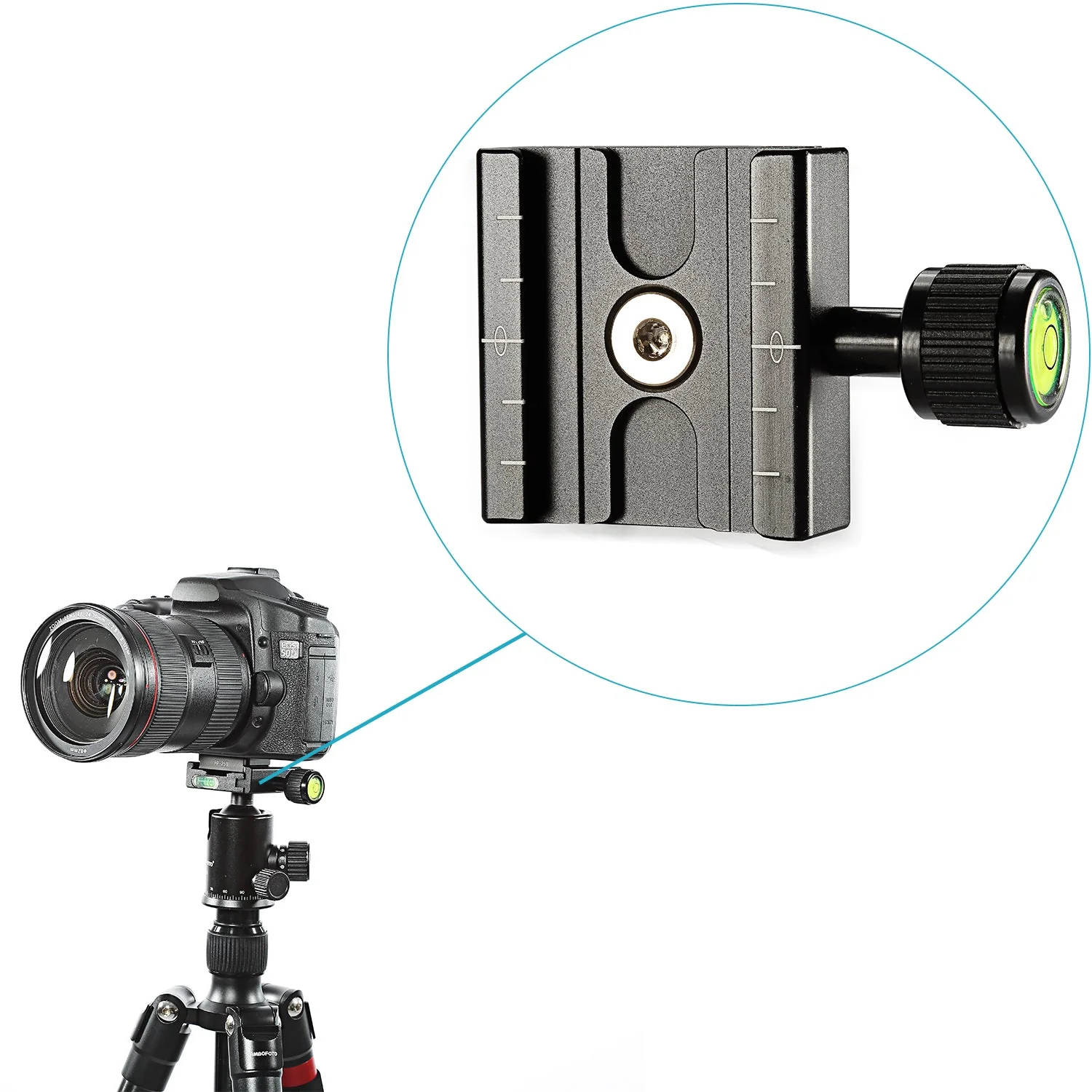 NEEWER QB-NA 50mm Arca-Typ Schnellwechselplatte - Image 2