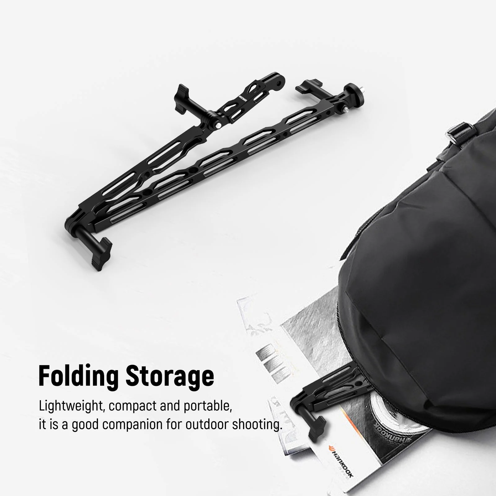 NEEWER Verlängerungsarm mit Aluminiumlegierung (11,8"/6,5"/3,3") Set für Action Kamera - Image 7