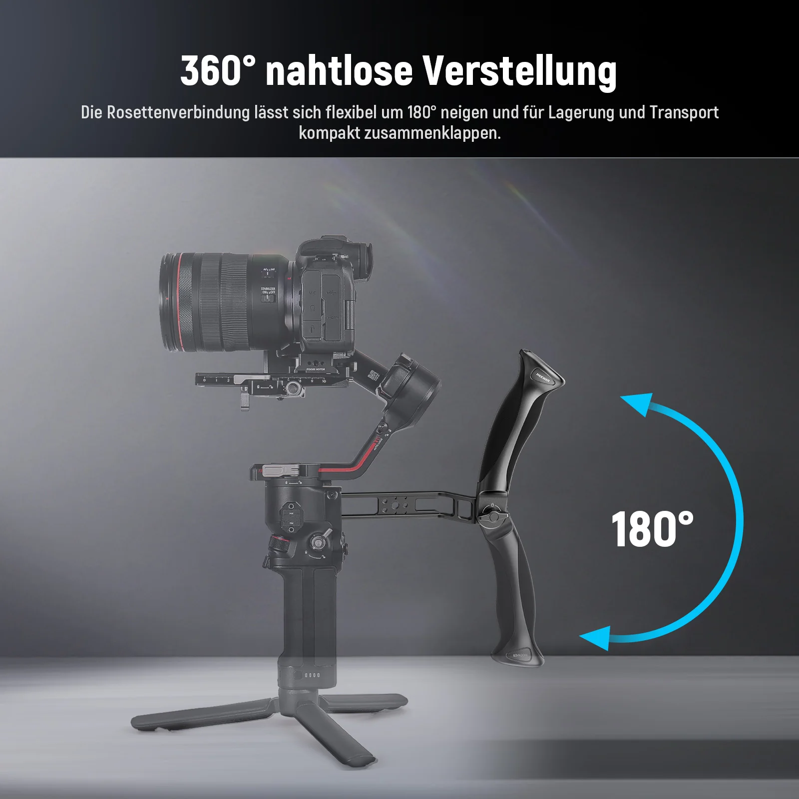 NEEWER BASICS CA143 Verstellbarer Gimbal Griff Sling Handle für DJI RS Serie - Image 5