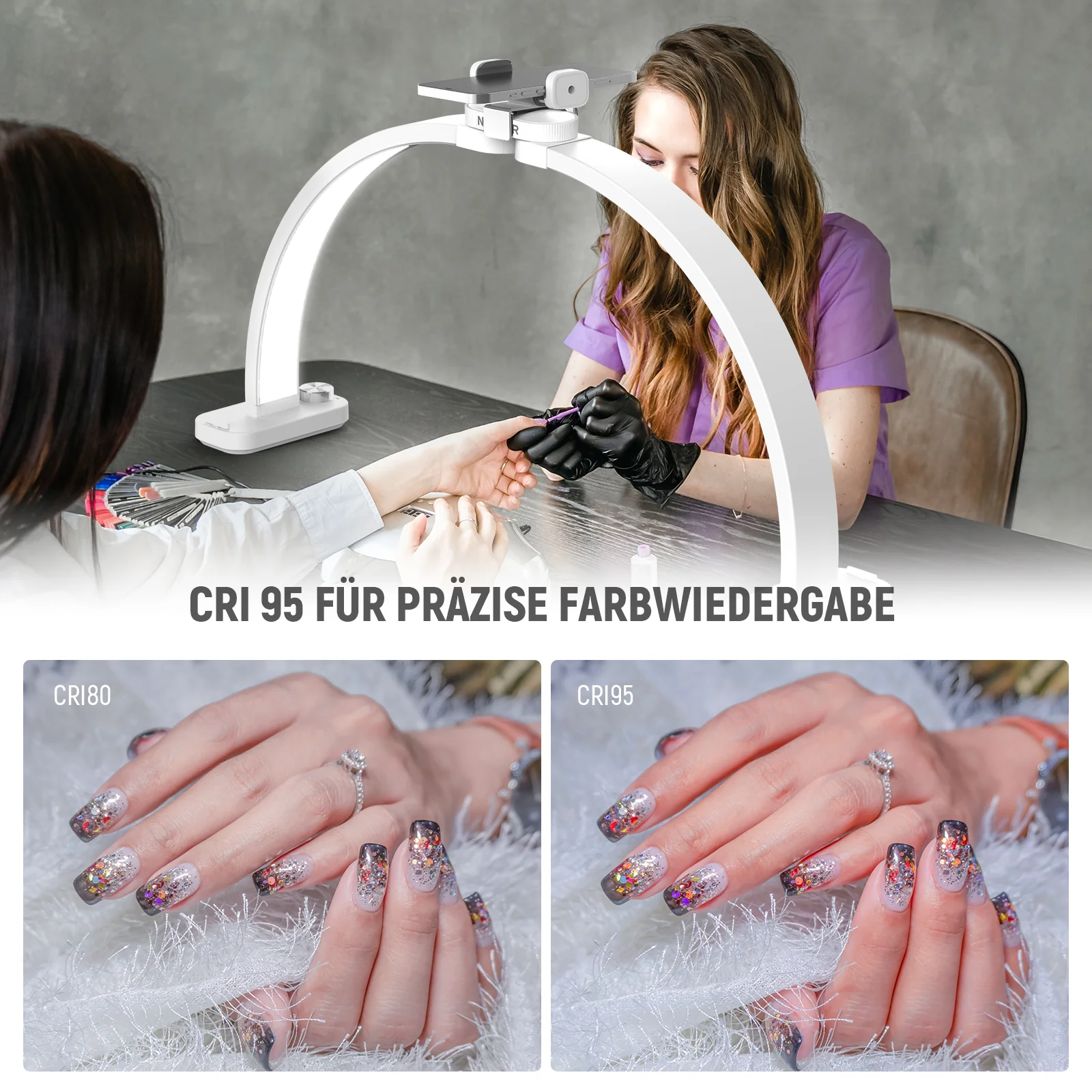 NEEWER BASICS HM01-D 29" 40W Faltbare LED Nagellampe - Image 6