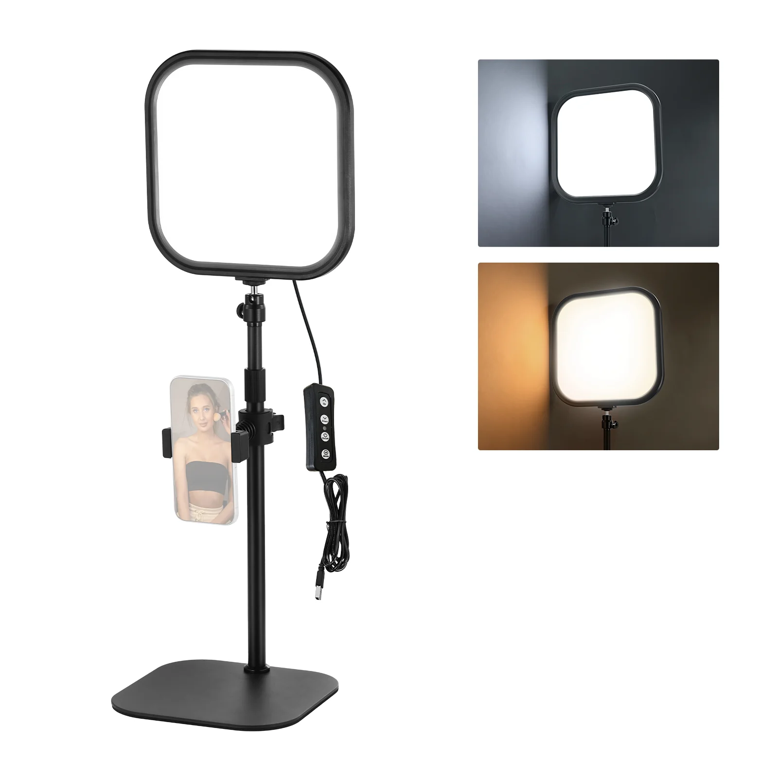 NEEWER BASICS L220 15W 10.8" Bi-Color Schreibtischlampe für Videokonferenz