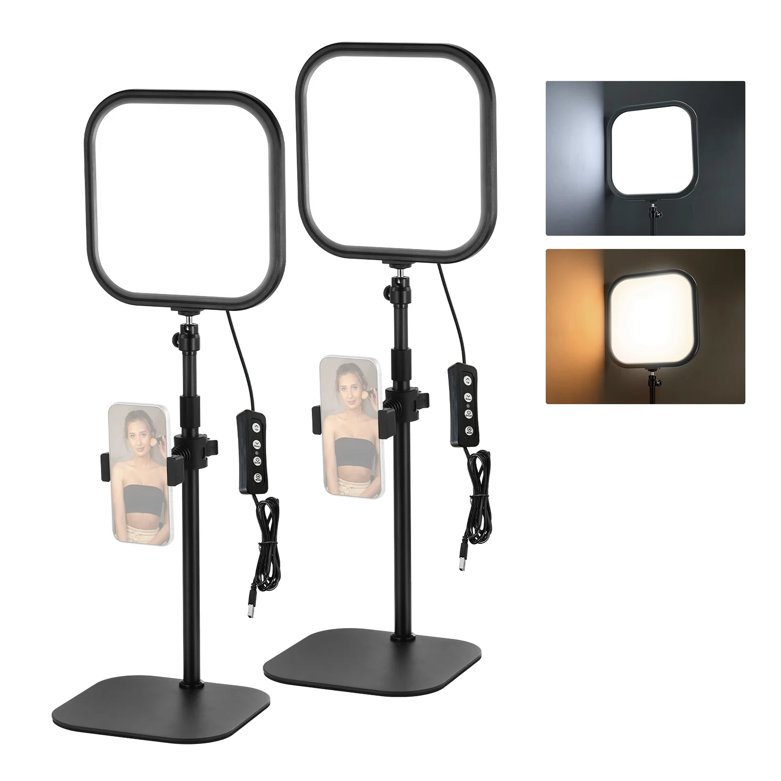 NEEWER BASICS L220 15W 10.8" Bi-Color Schreibtischlampe für Videokonferenz - Image 11