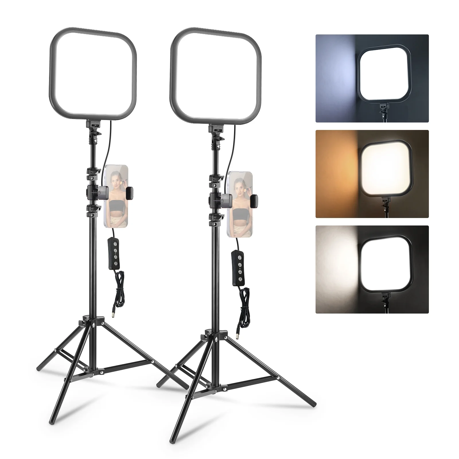 NEEWER BASICS L220 15W 10.8" LED Video Panelleuchte Set - Image 9