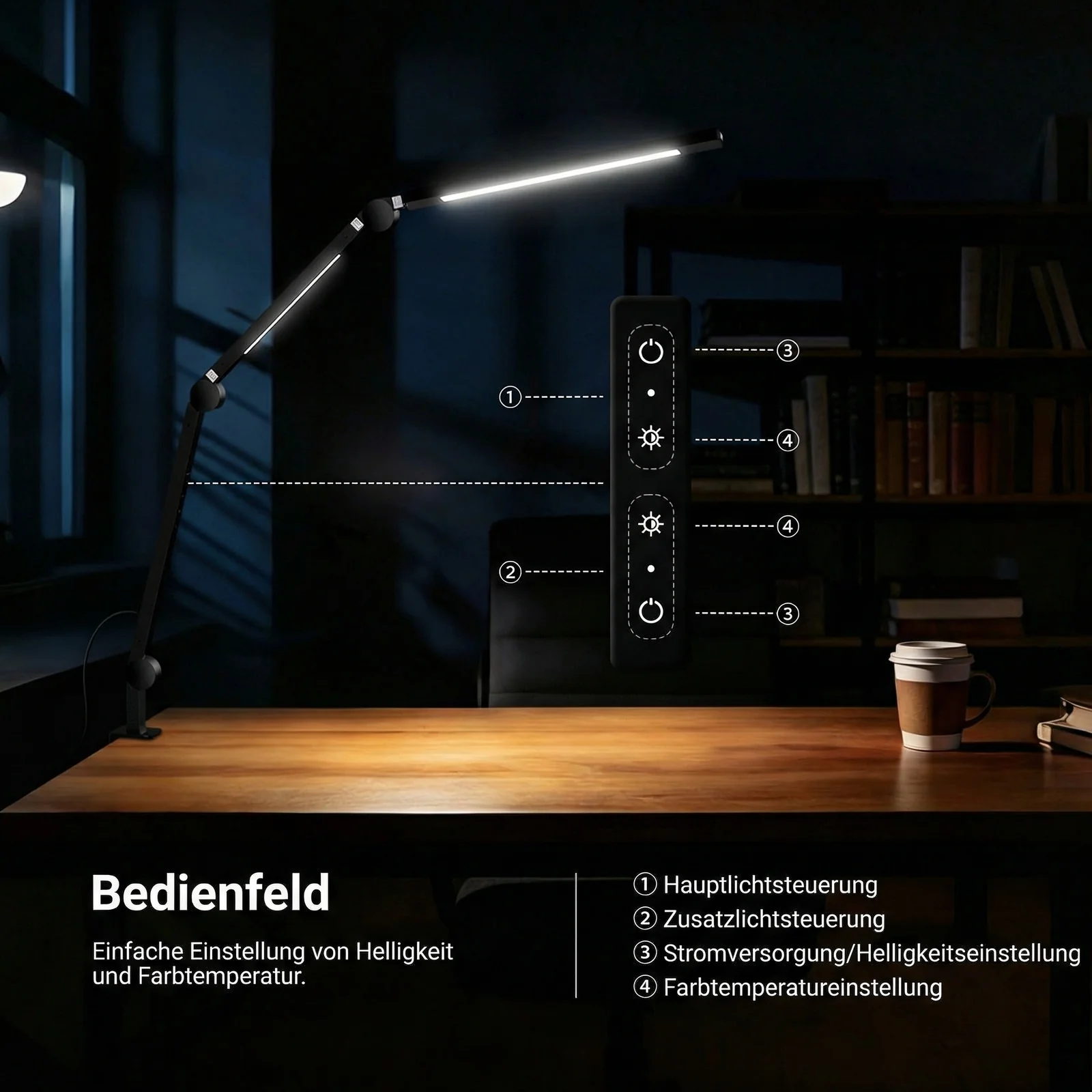 NEEWER BASICS ME-DL02 12W Clip On Schreibtischlampe - Image 5