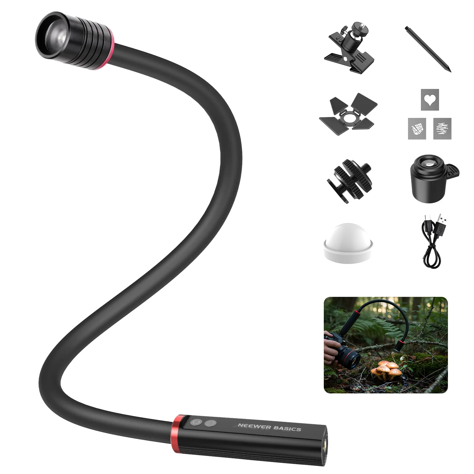 NEEWER BASICS ML01 LED-Licht für Makrofotografie