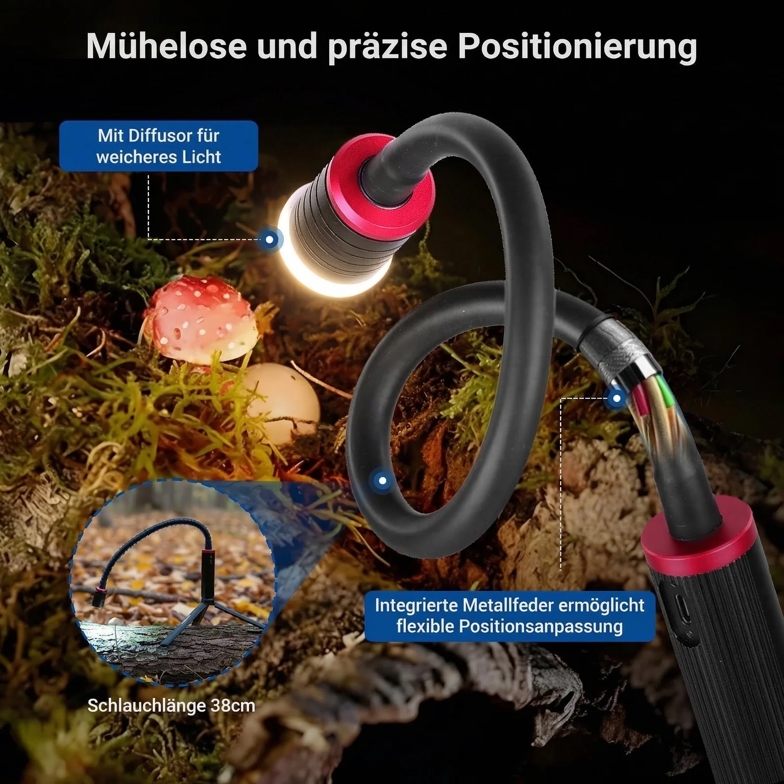 NEEWER BASICS ML01 LED-Licht für Makrofotografie - Image 6