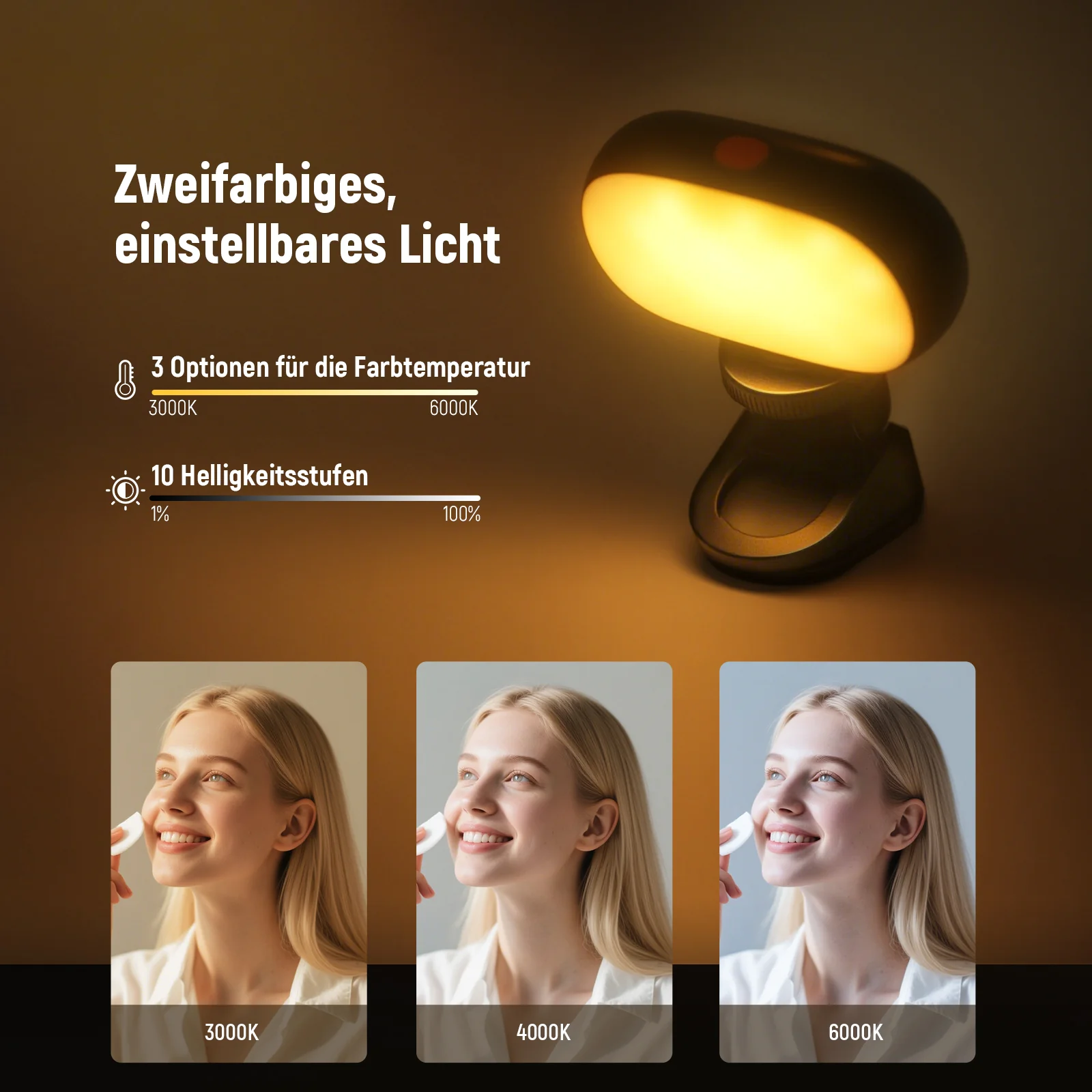 NEEWER BASICS N9 Clip-on LED Selfie Licht - Image 3