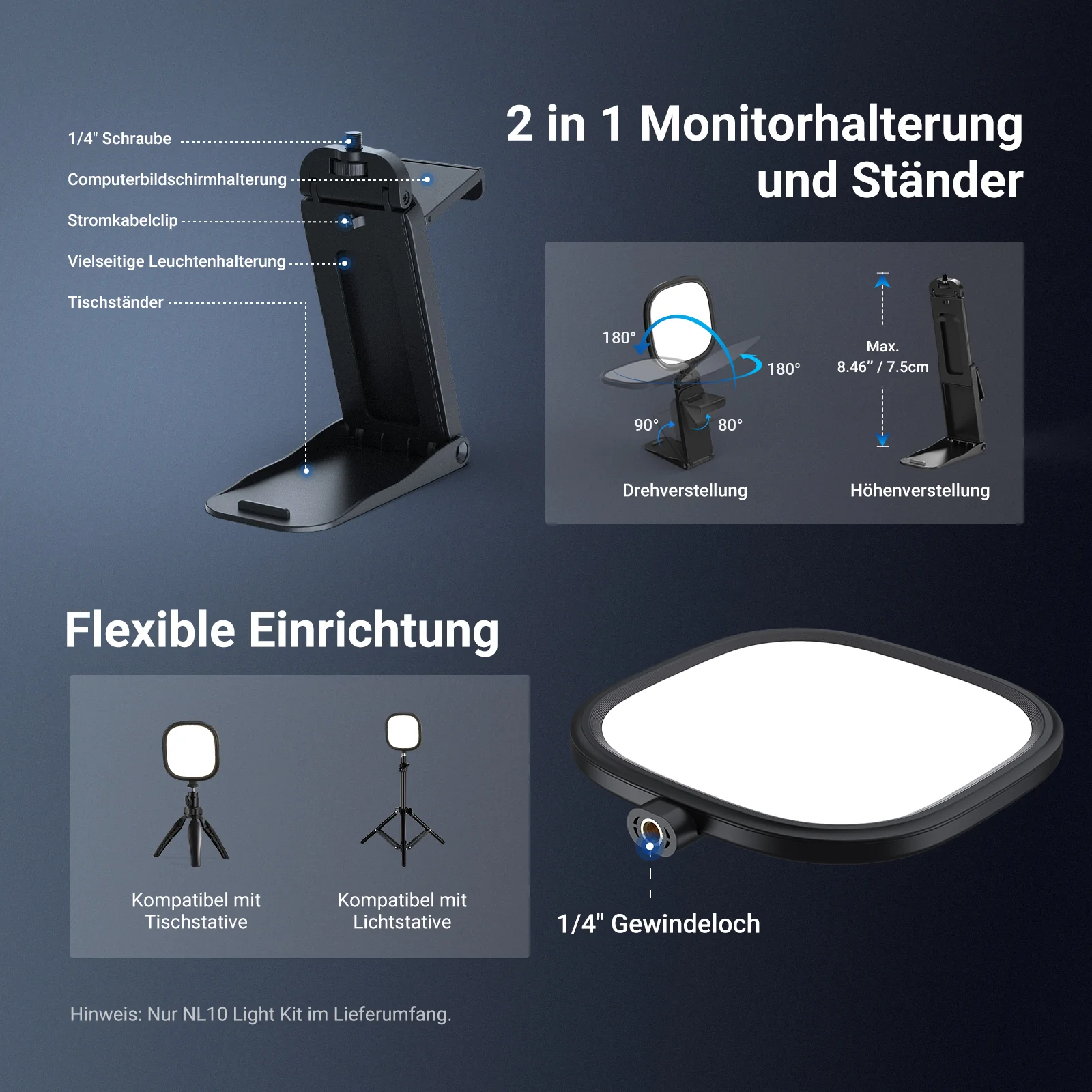 NEEWER BASICS NL10 5" 10W Vollbild Leuchte - Image 15