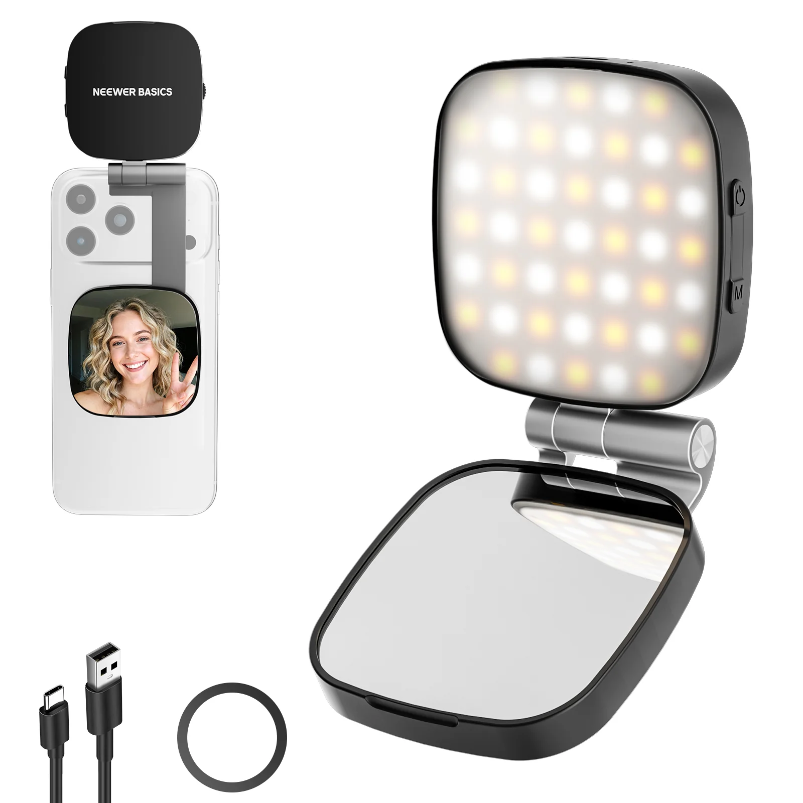 NEEWER BASICS NL45B Magnetisches Selfie Licht