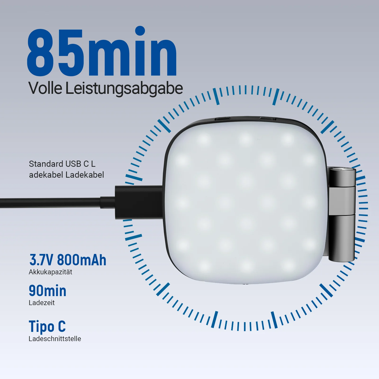 NEEWER BASICS NL45B Magnetisches Selfie Licht - Image 7