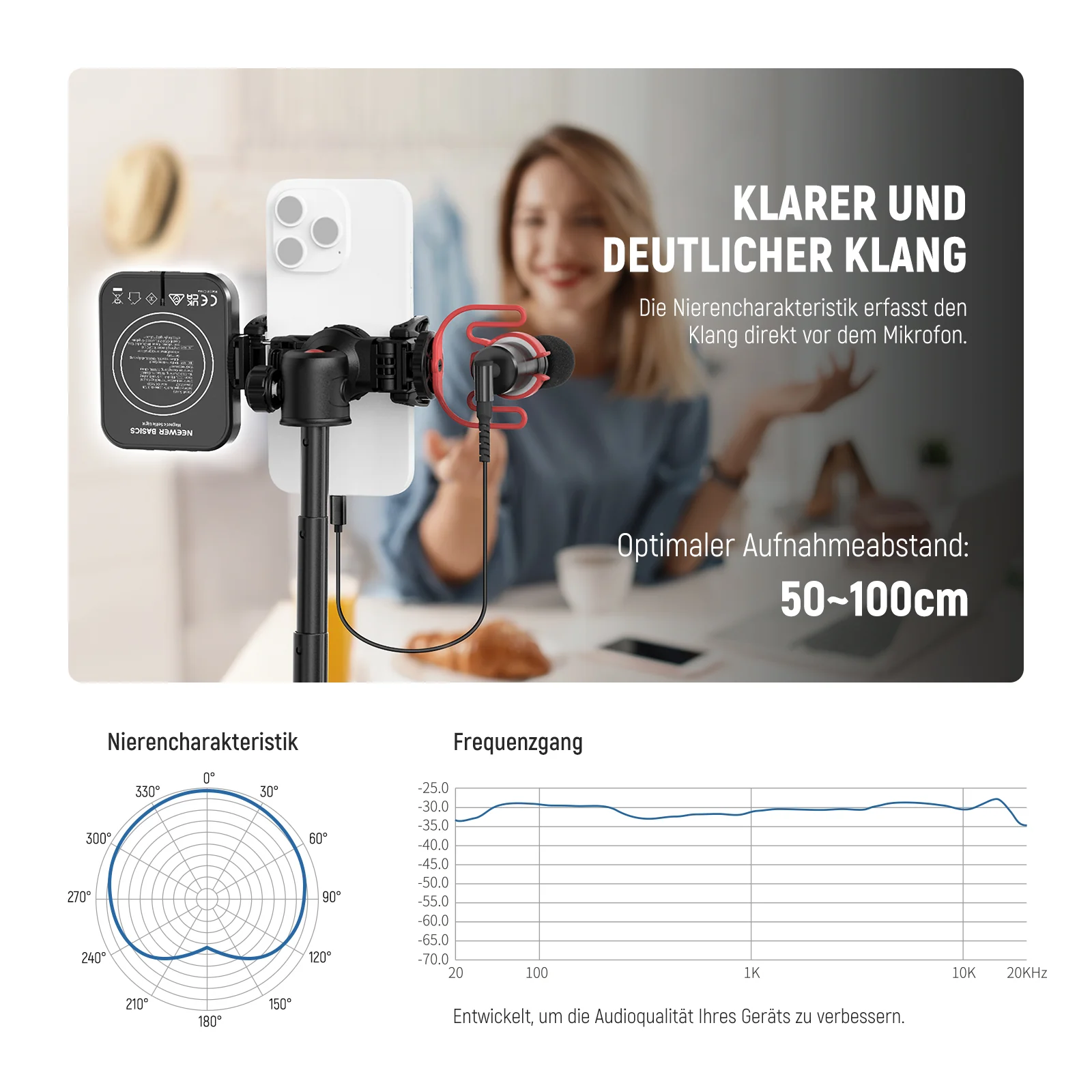 NEEWER BASICS PA050 Vlogging Set - Image 6