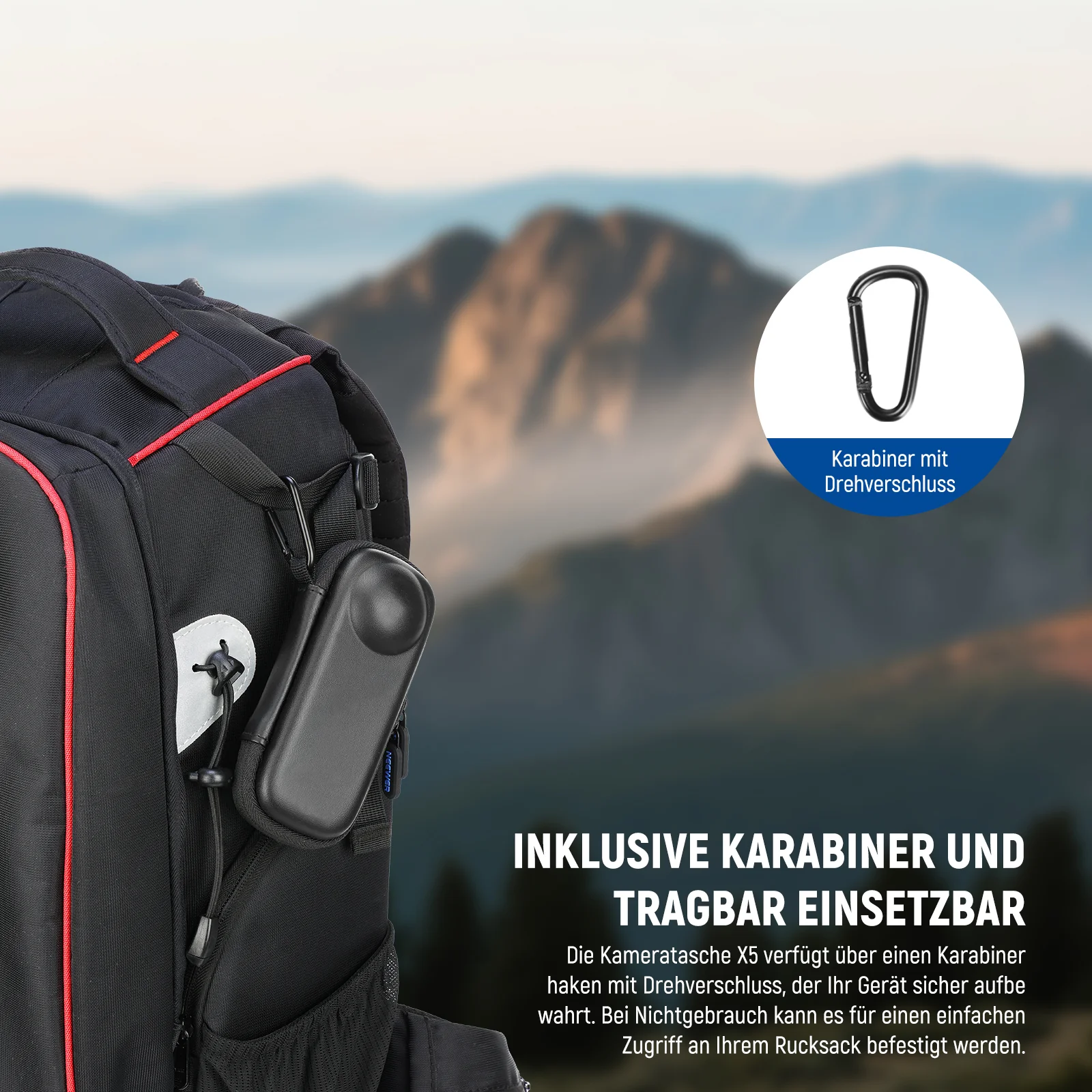 NEEWER BASICS PB032 Tasche Case für Insta360 X5 - Image 6