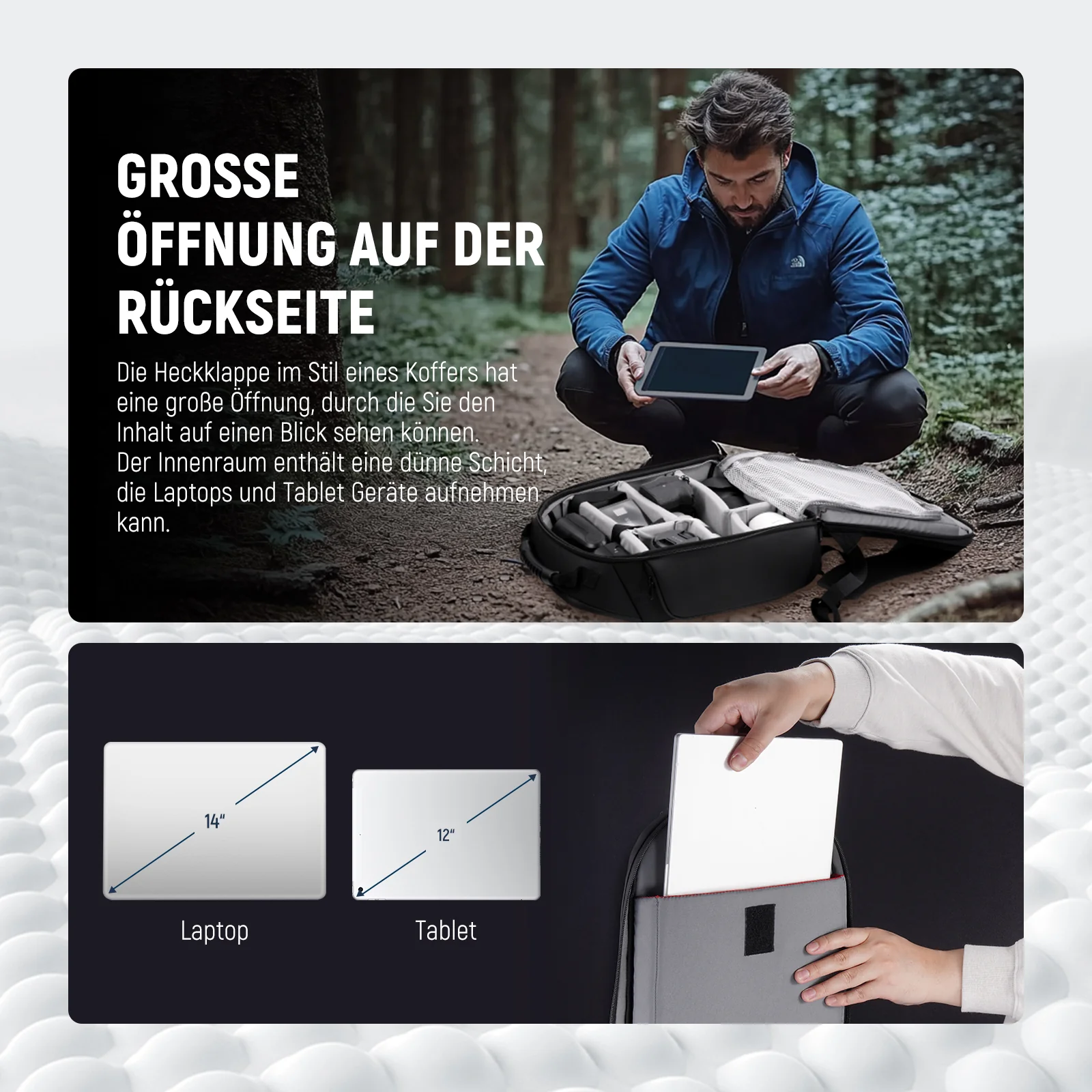 NEEWER BASICS PB26 44x27x19cm Kamerarucksack für Fotografen - Image 5