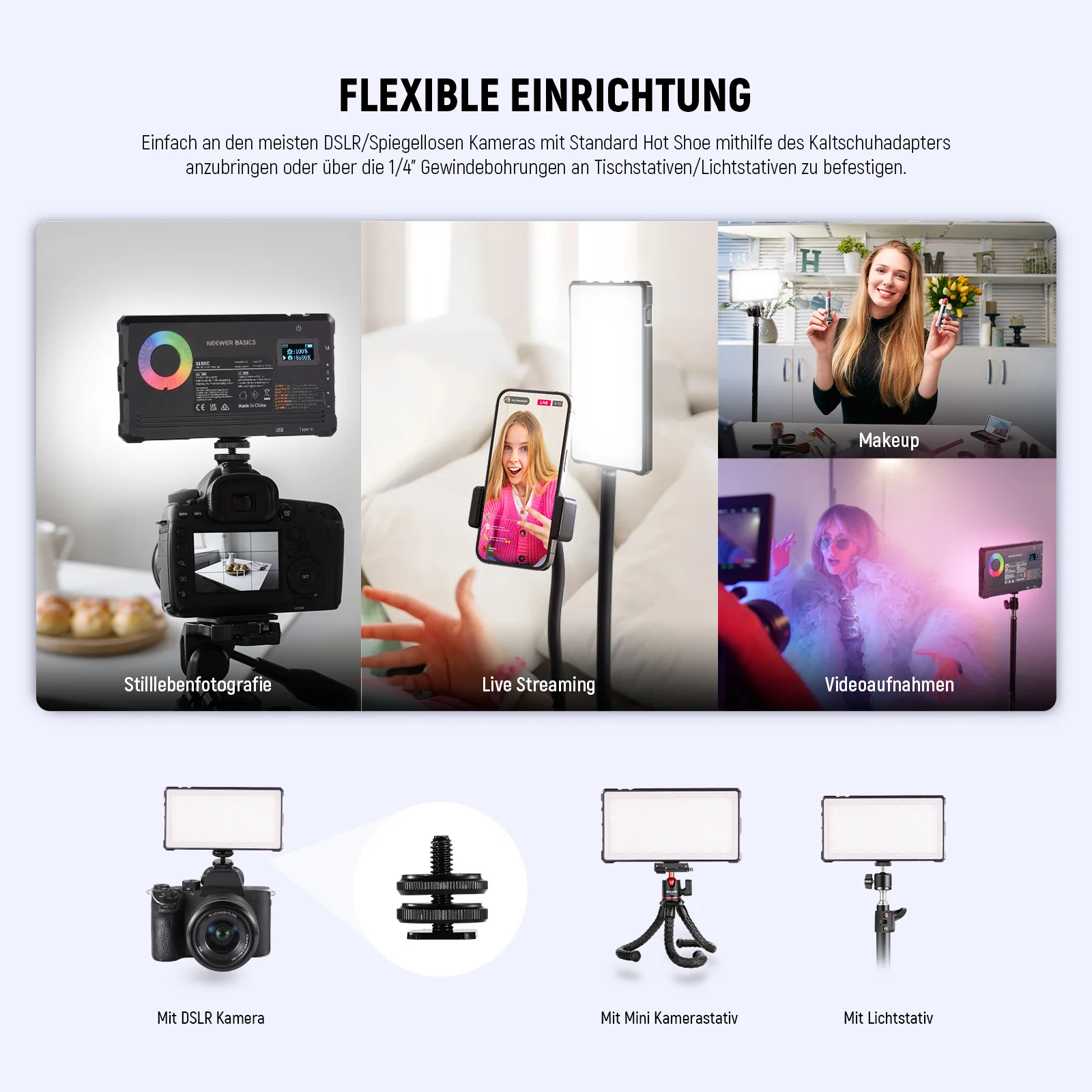 NEEWER BASICS SL90C RGB Videoleuchte - Image 6