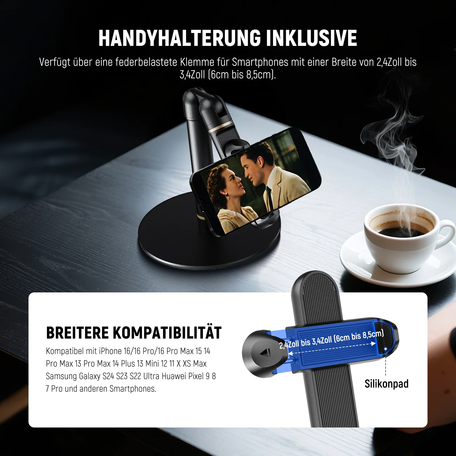 NEEWER BASICS ST006 Handyhalterung für Schreibtisch - Image 5