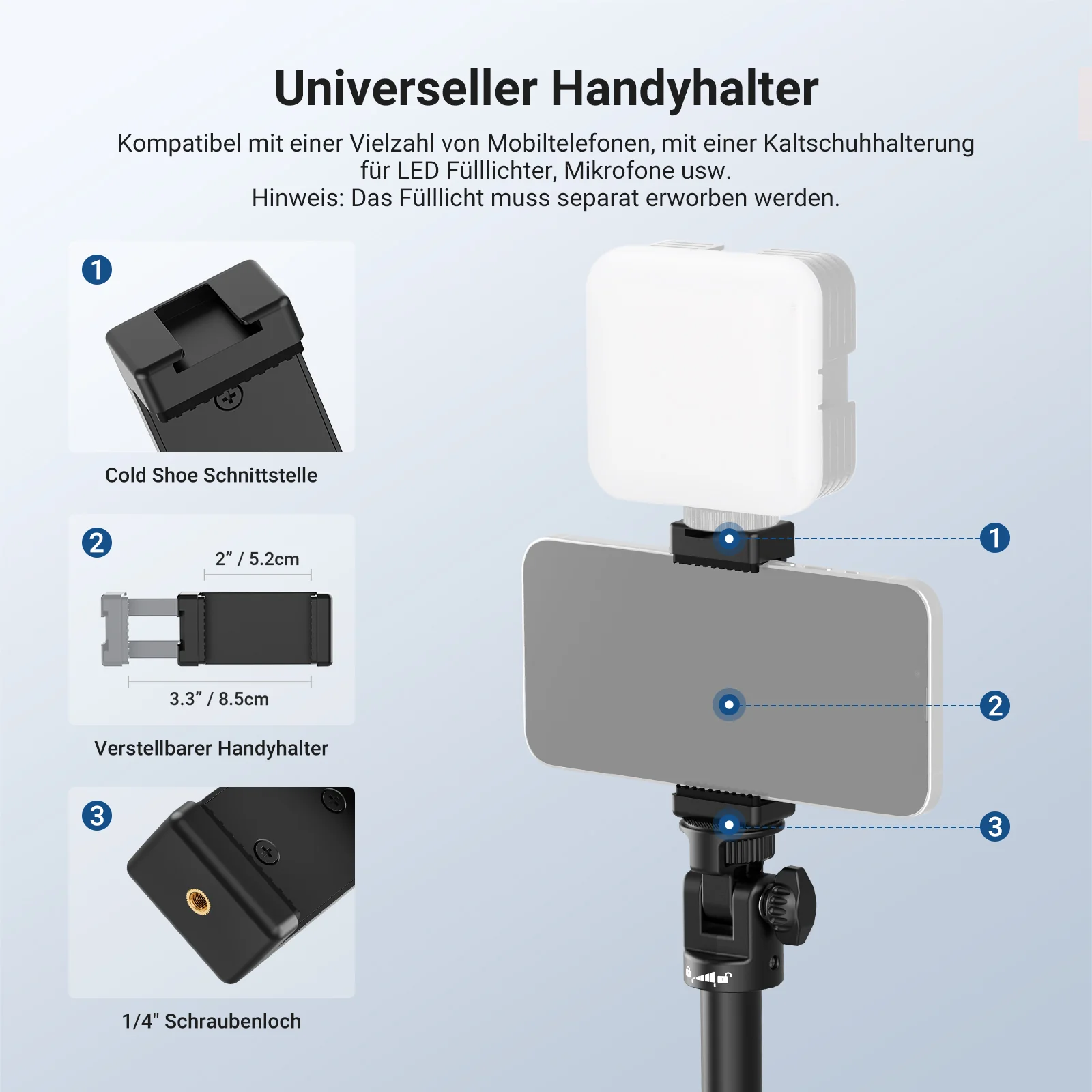 NEEWER BASICS ST012 Roll Lichtständer - Image 5