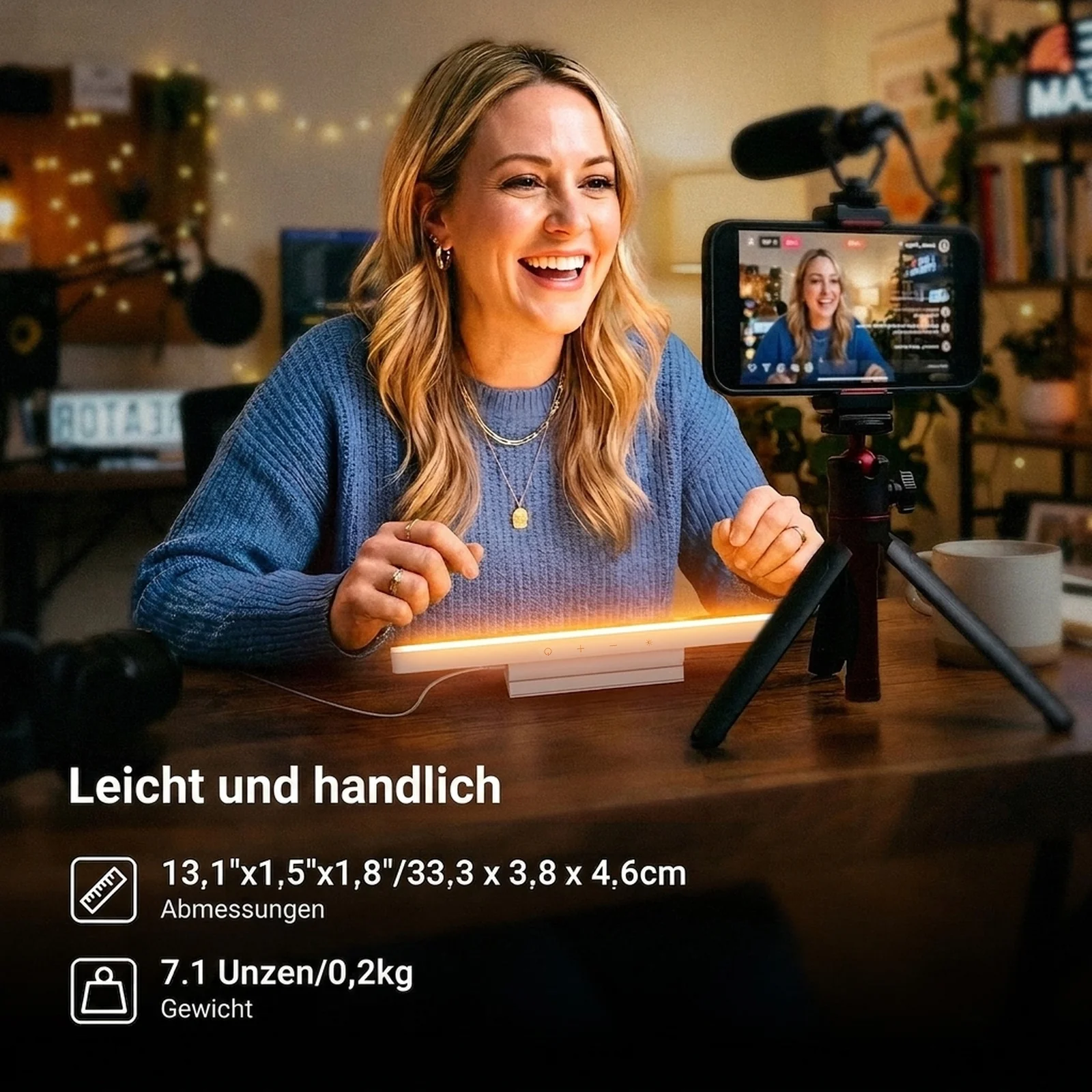 NEEWER BASICS TL106B LED Kinn Aufhellicht - Image 8