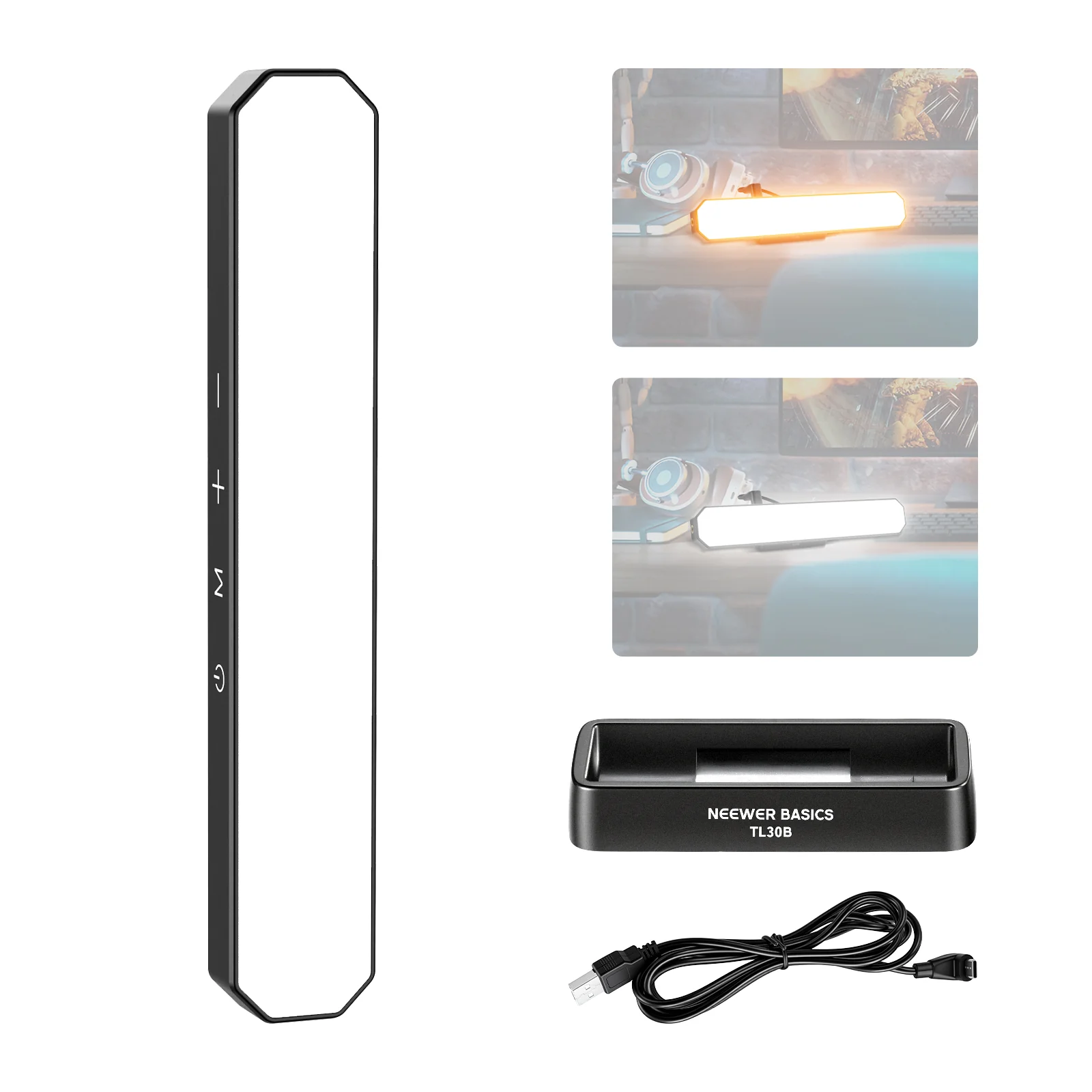 NEEWER BASICS TL30B LED Kinn-Aufhelllicht