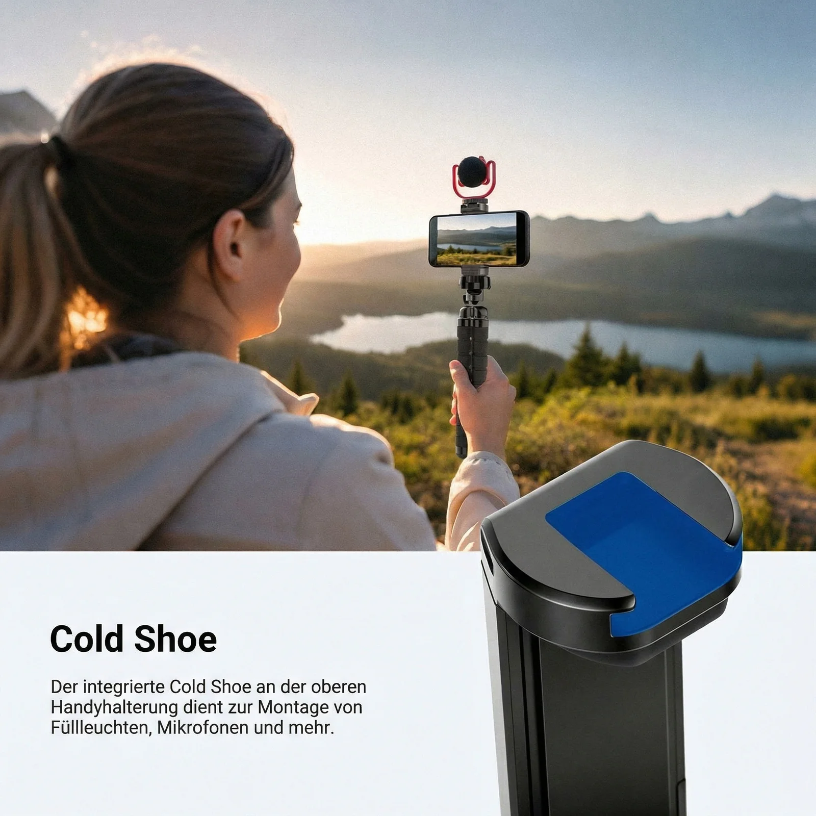 NEEWER BASICS TP001 Flexibles Octopus Stativ für Smartphone & Actioncam - Image 5