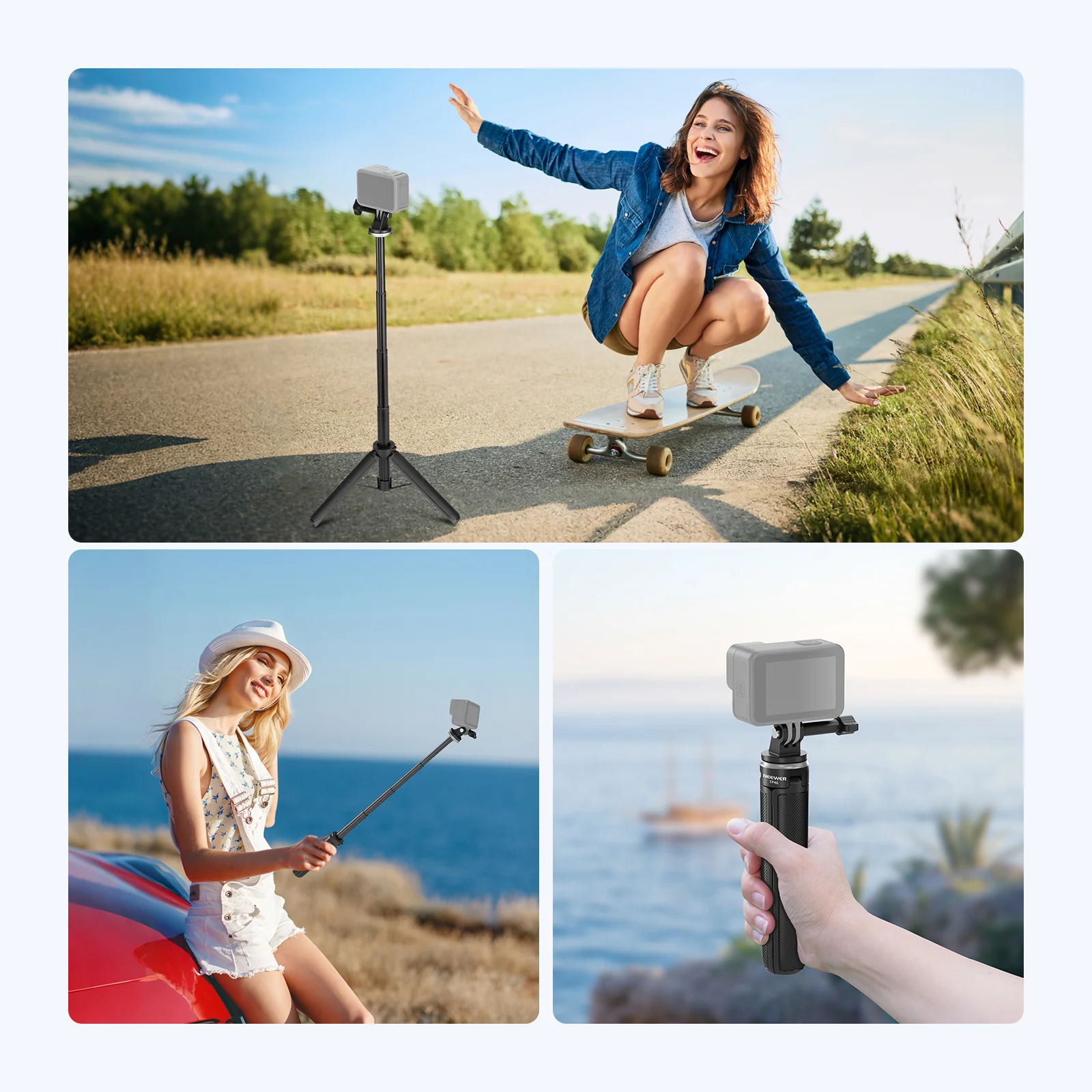 NEEWER BASICS TP46 Selfie Stick Stativ - Image 7