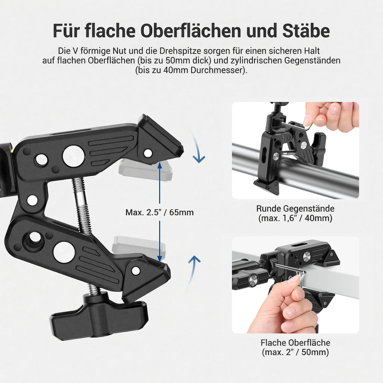 NEEWER BASICS UA061 Gelenkarm mit Superklemme - Image 4