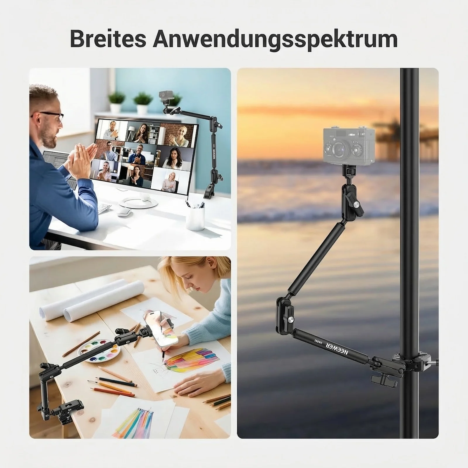 NEEWER BASICS UA061 Gelenkarm mit Superklemme - Image 9