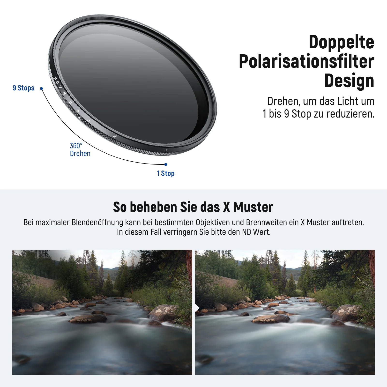 NEEWER BASICS Variabler ND2-400 Filter - Image 21