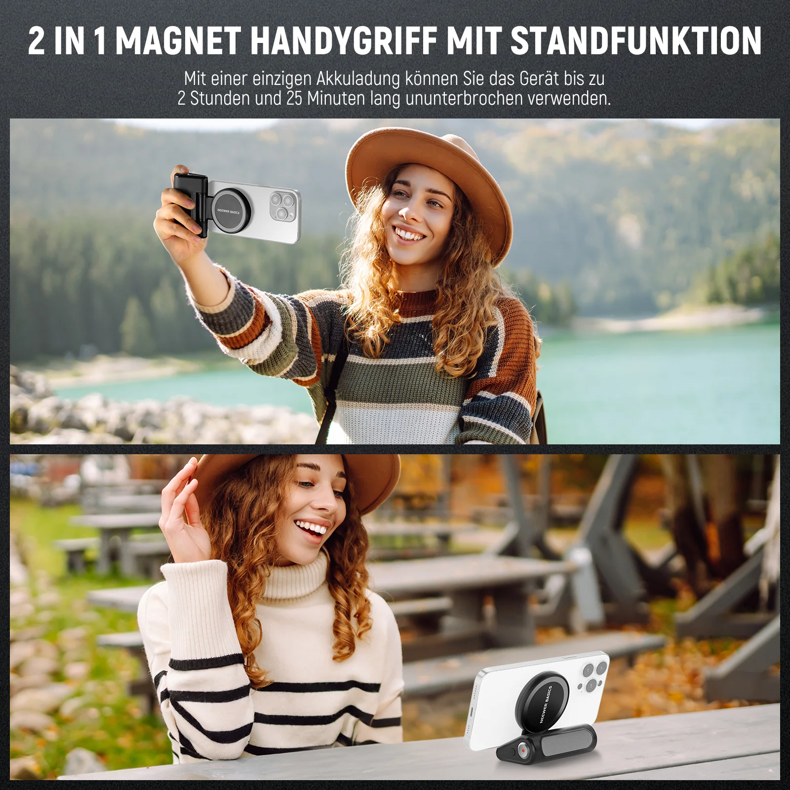 NEEWER BASICS WS-25001 Magnetischer Smartphone Grip - Image 6