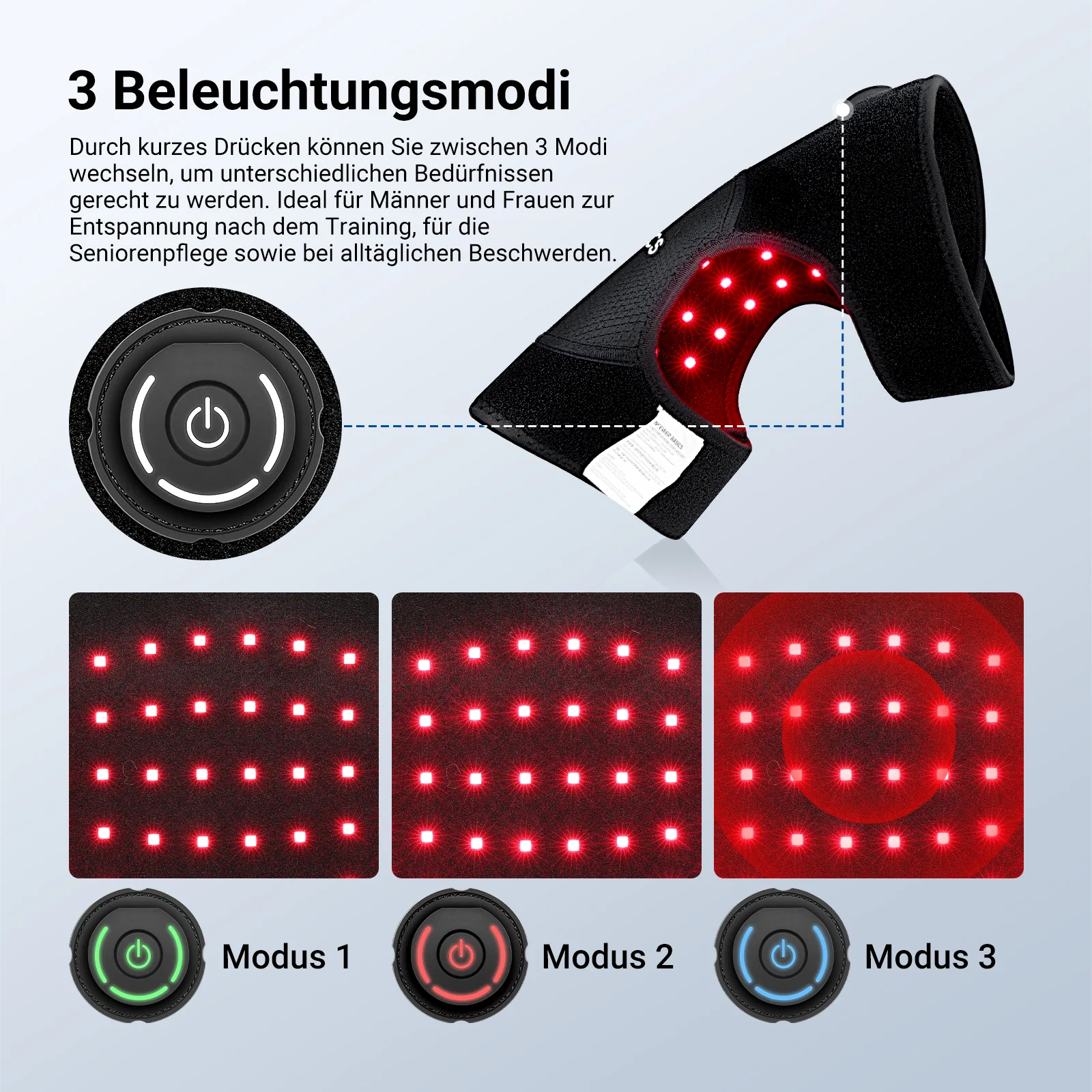 NEEWER BASICS YD060 Rotlicht für Knie und Ellbogengelenke - Image 3