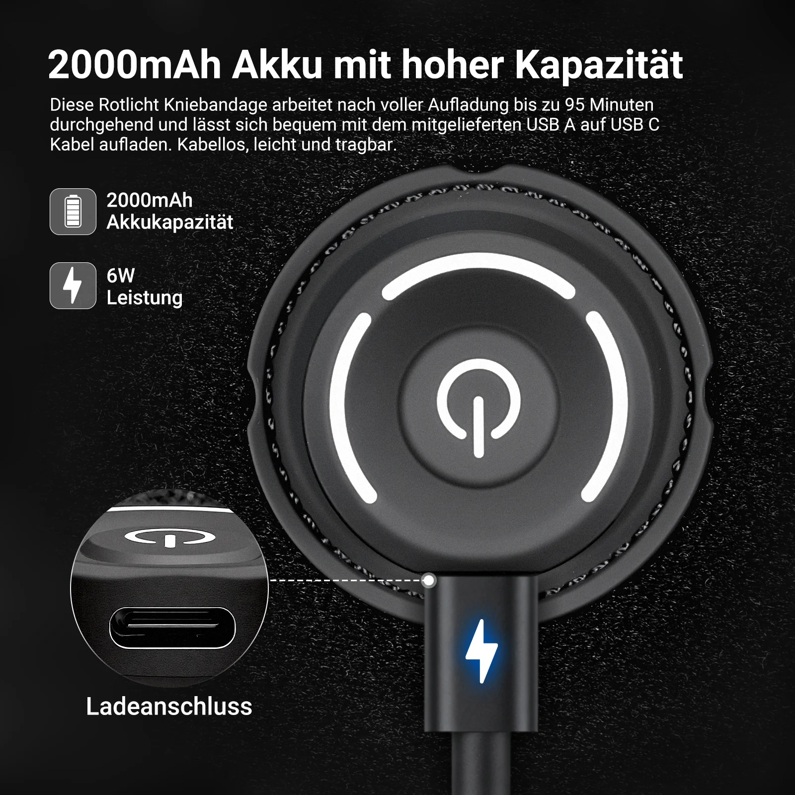 NEEWER BASICS YD060 Rotlicht für Knie und Ellbogengelenke - Image 5