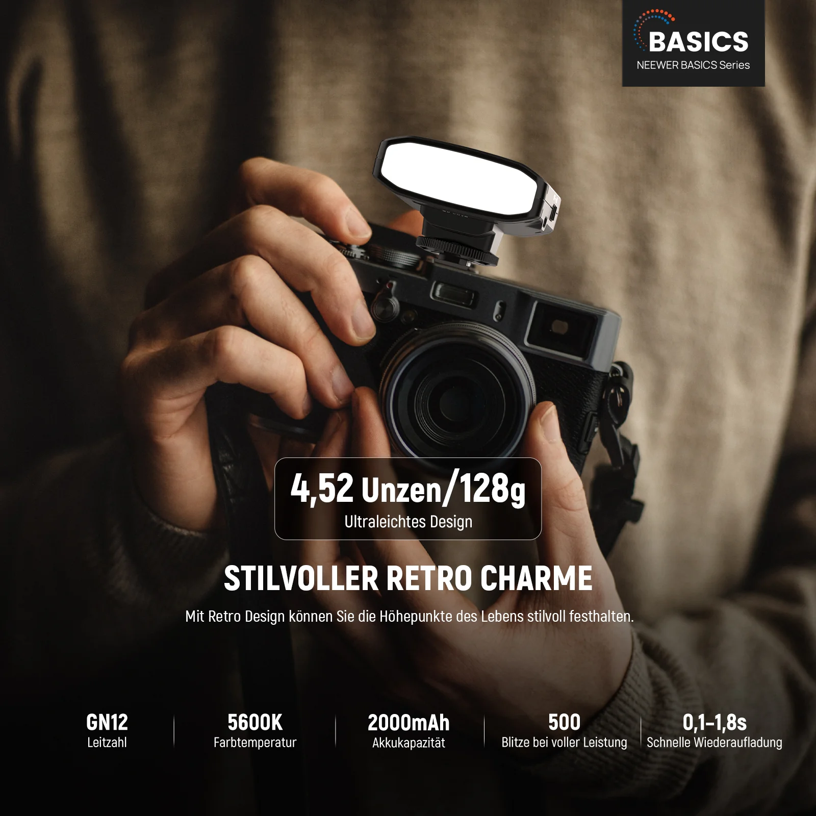 NEEWER BASICS Z120 SE 5600K Mini Kamera Flash Blitzgerät - Image 2