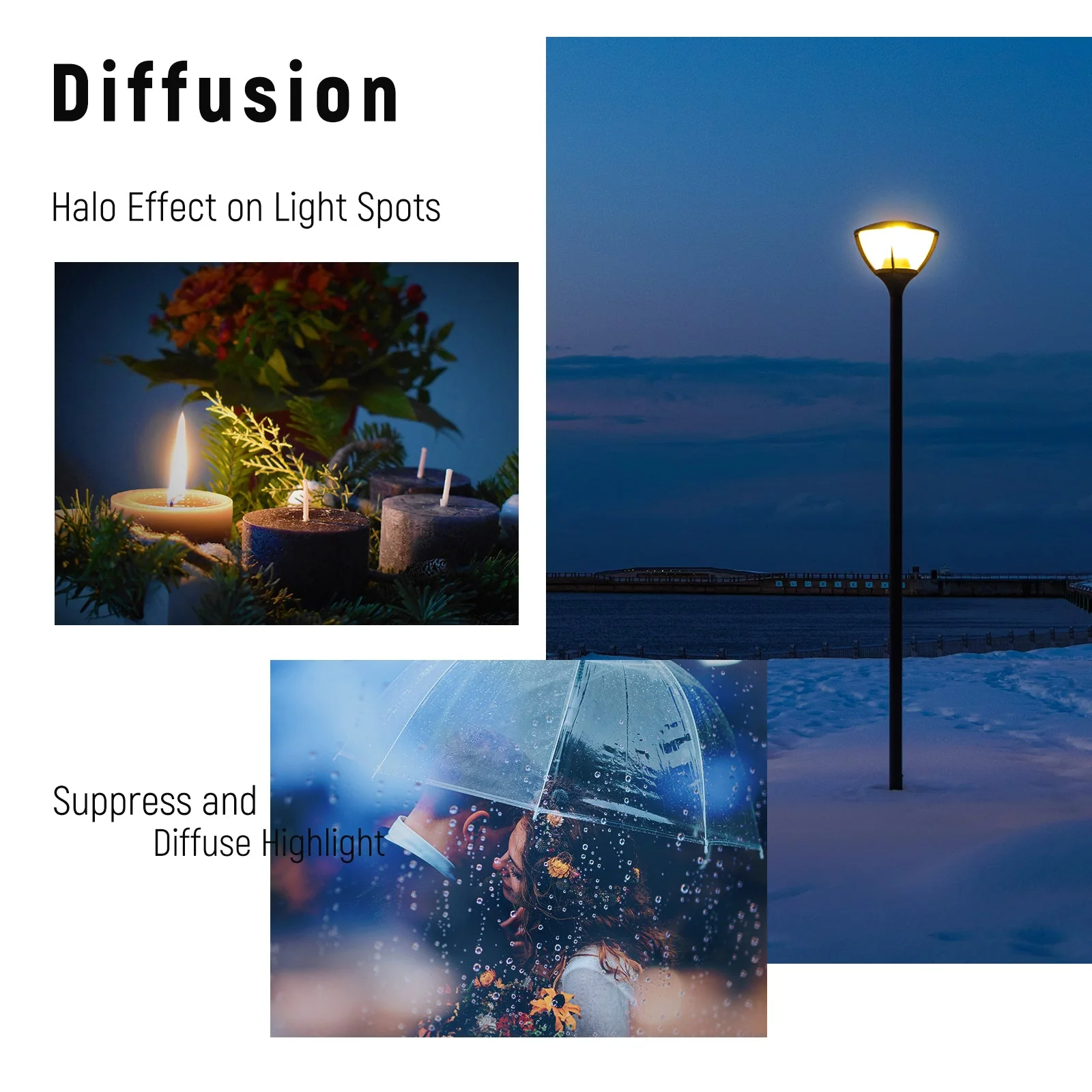 NEEWER Black Diffusion 1/8 Cinematischer Schwarze-Diffusion Effekt-Filter - Image 8