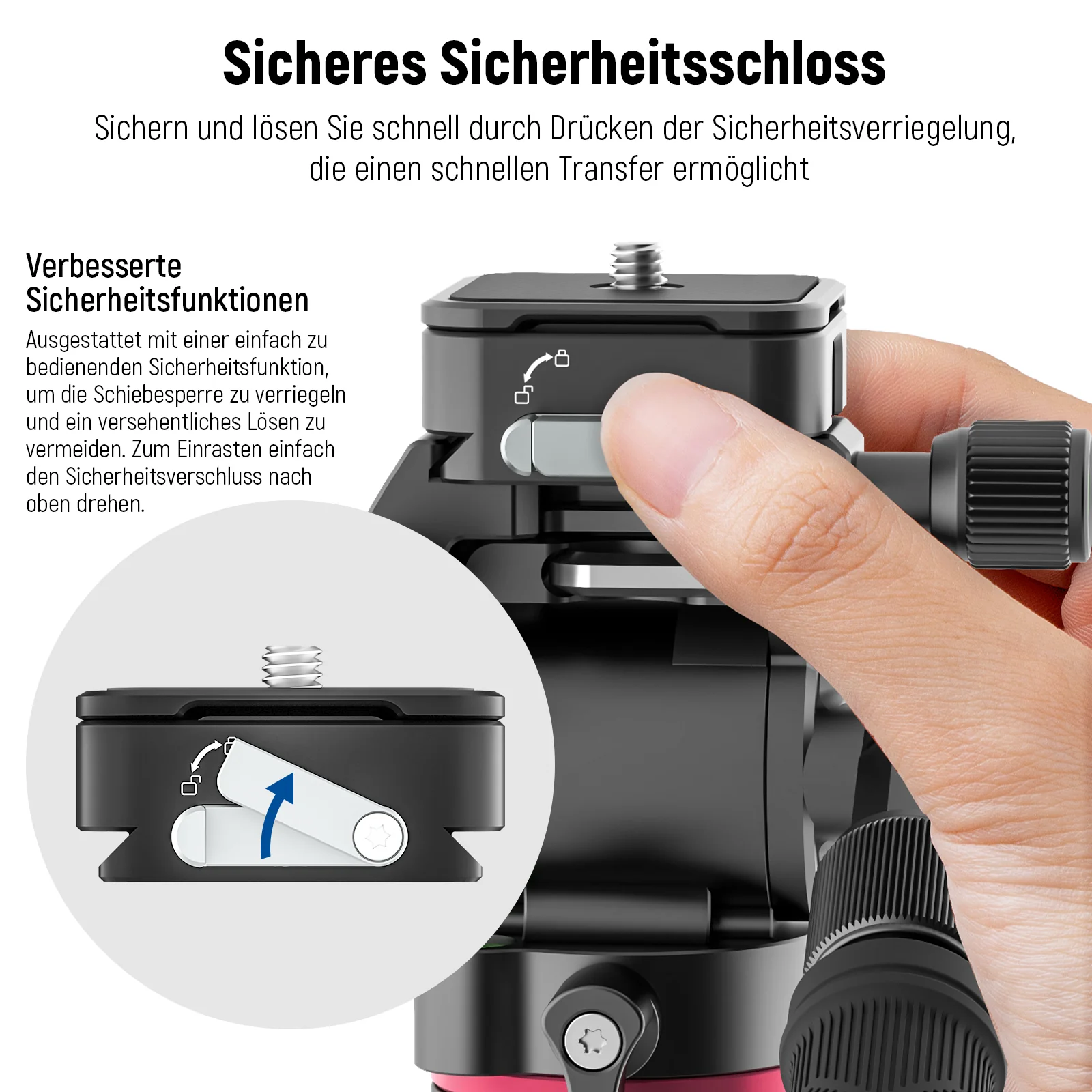 NEEWER CA009 Arca-Typ Schnellwechselplatten-Set - Image 6