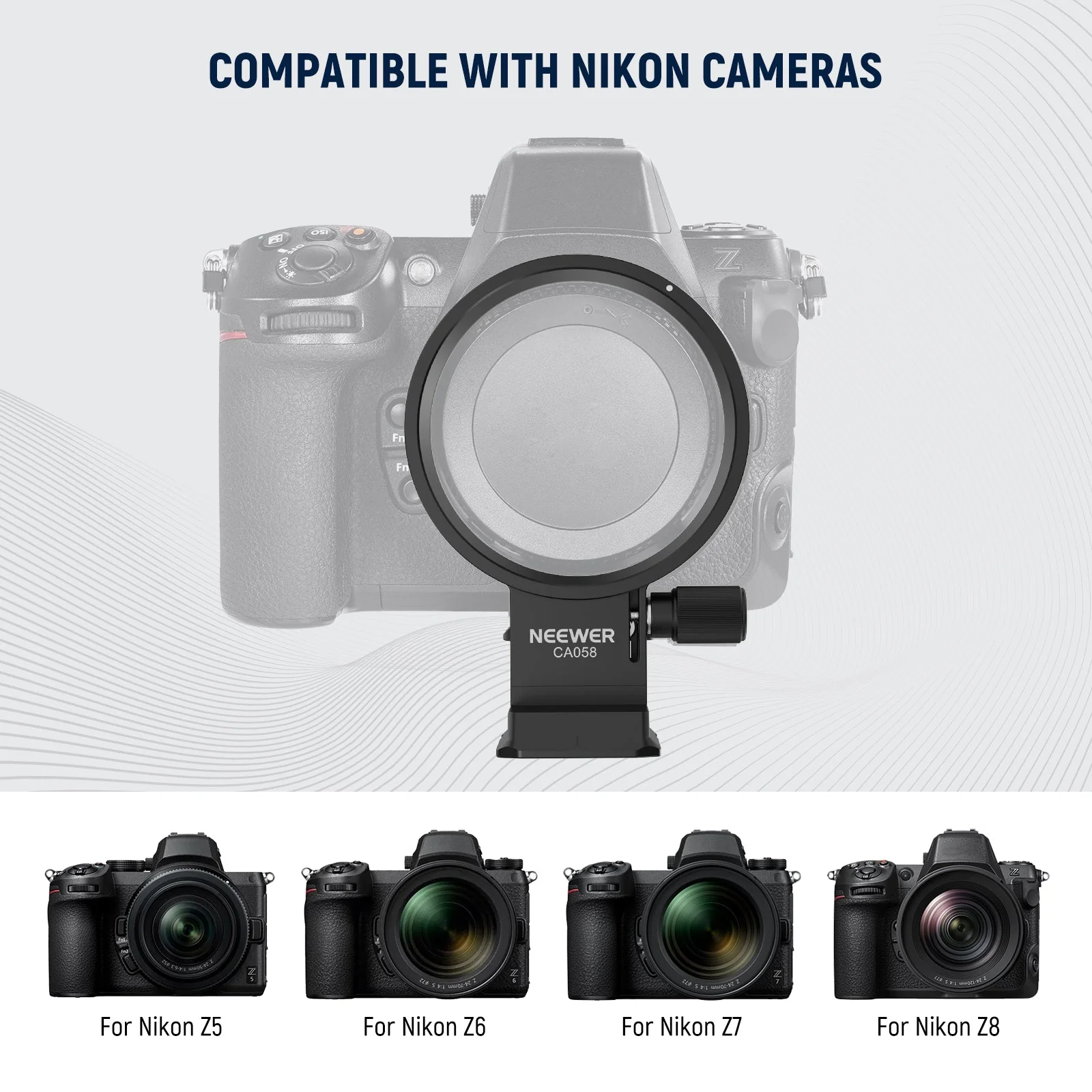 NEEWER CA058 Drehbare Collar Mount Plate für Nikon Z8 Z7 II Z6 II Z5 - Image 2