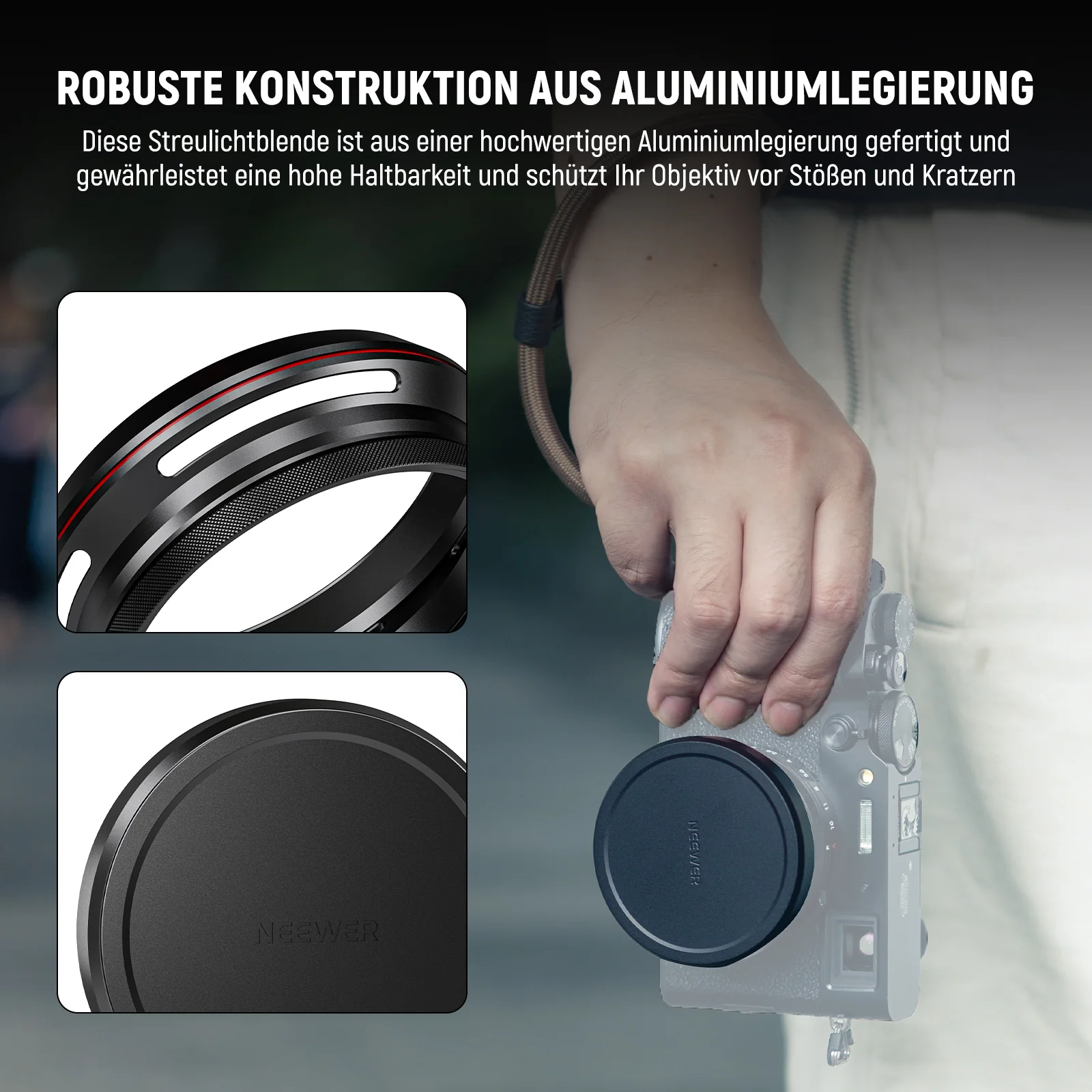 NEEWER CA086 Runde Gegenlichtblende für X100V & X100VI - Image 6